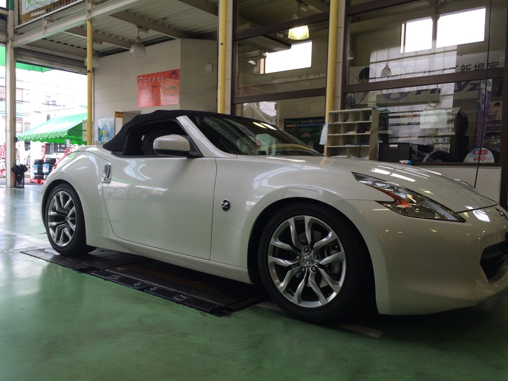 Z34 車高調 ビルシュタインb16取り付け 日産 フェアレディz その他 パーツ取付 サスペンション取付 サービス事例 タイヤ館 たわらもと 奈良県のタイヤからはじまる トータルカーメンテナンス タイヤ館グループ