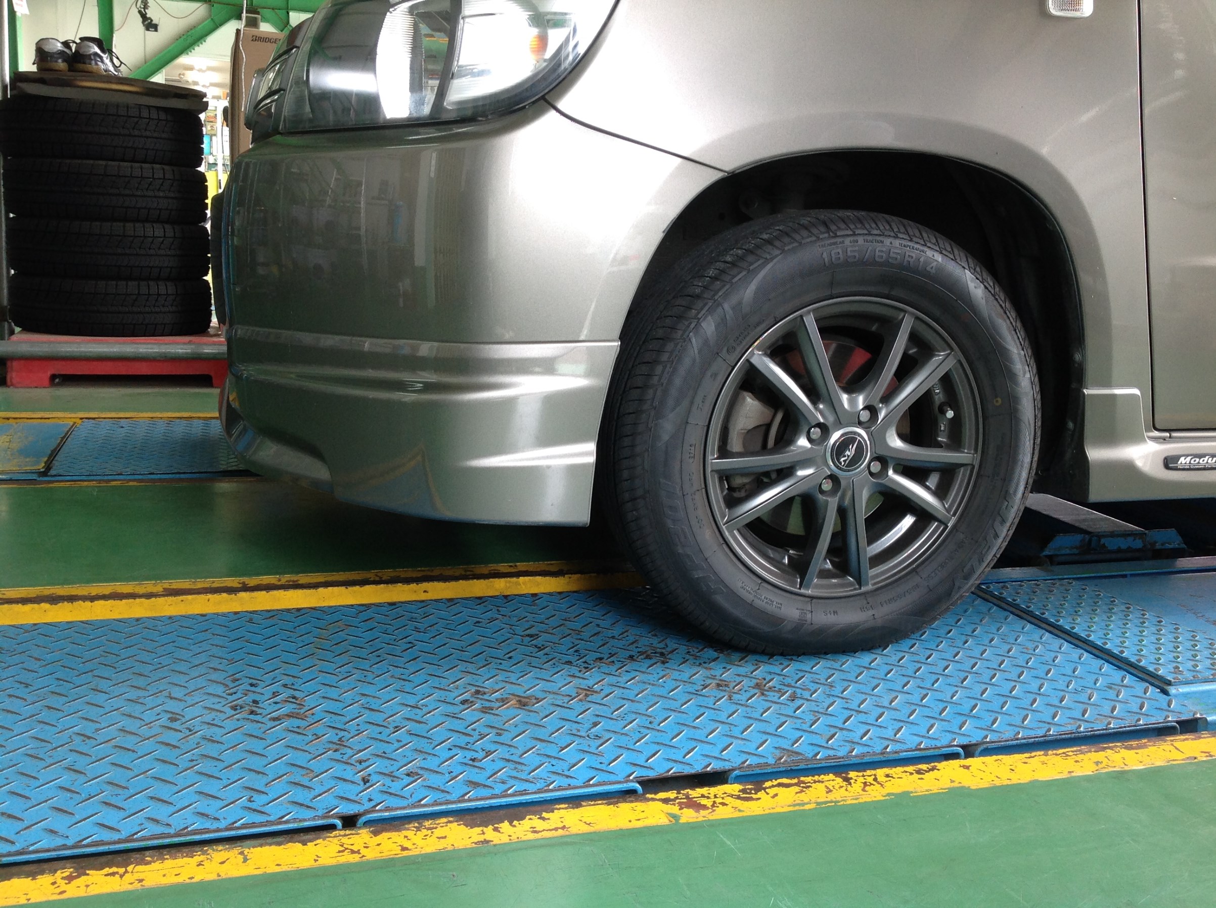 交換前のフロント