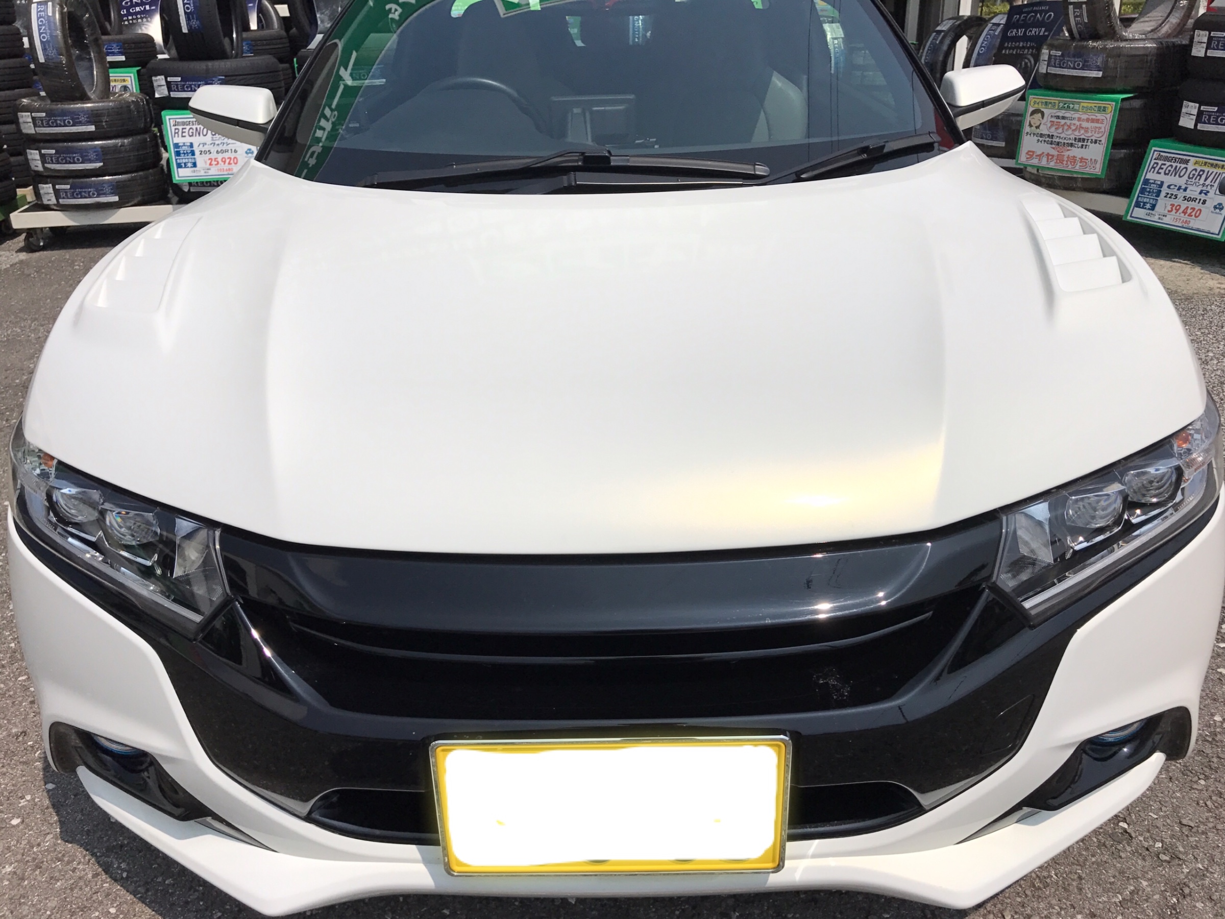 メール便対応！ ホンダs660 無限ボンネットパールホワイト | www