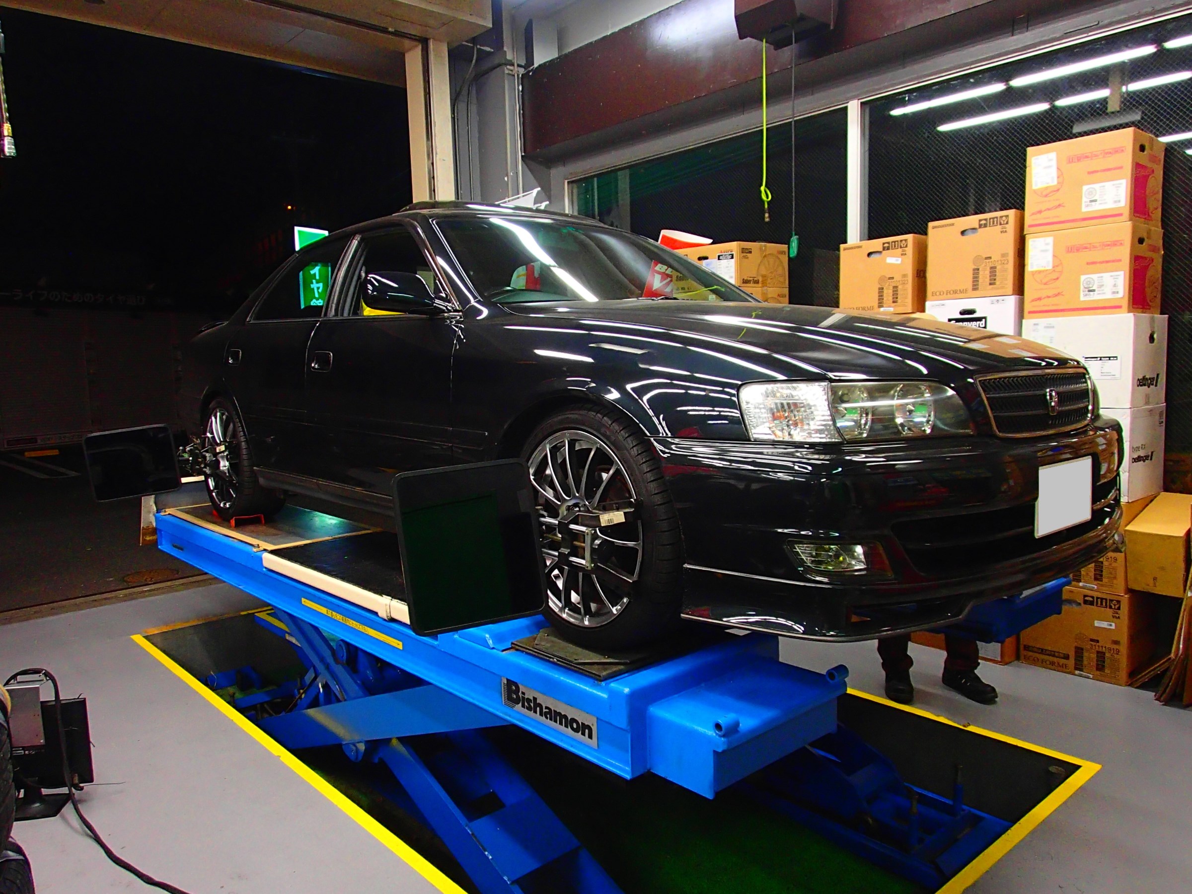 100系チェイサーにテインの車高調取り付け！ | 店舗おススメ情報