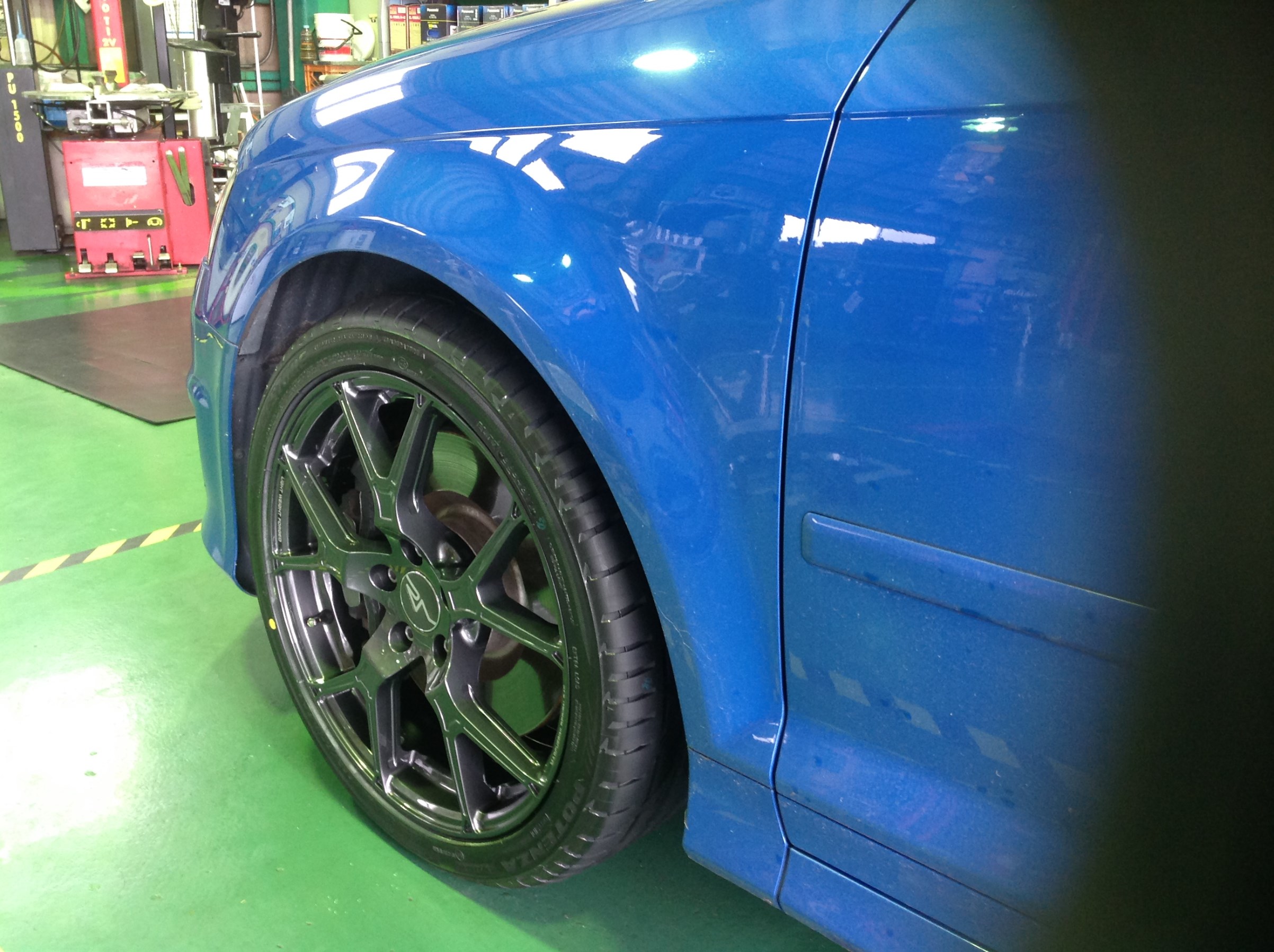 アウディS3（8P）ルオーテマルケジーニホイールセット取付