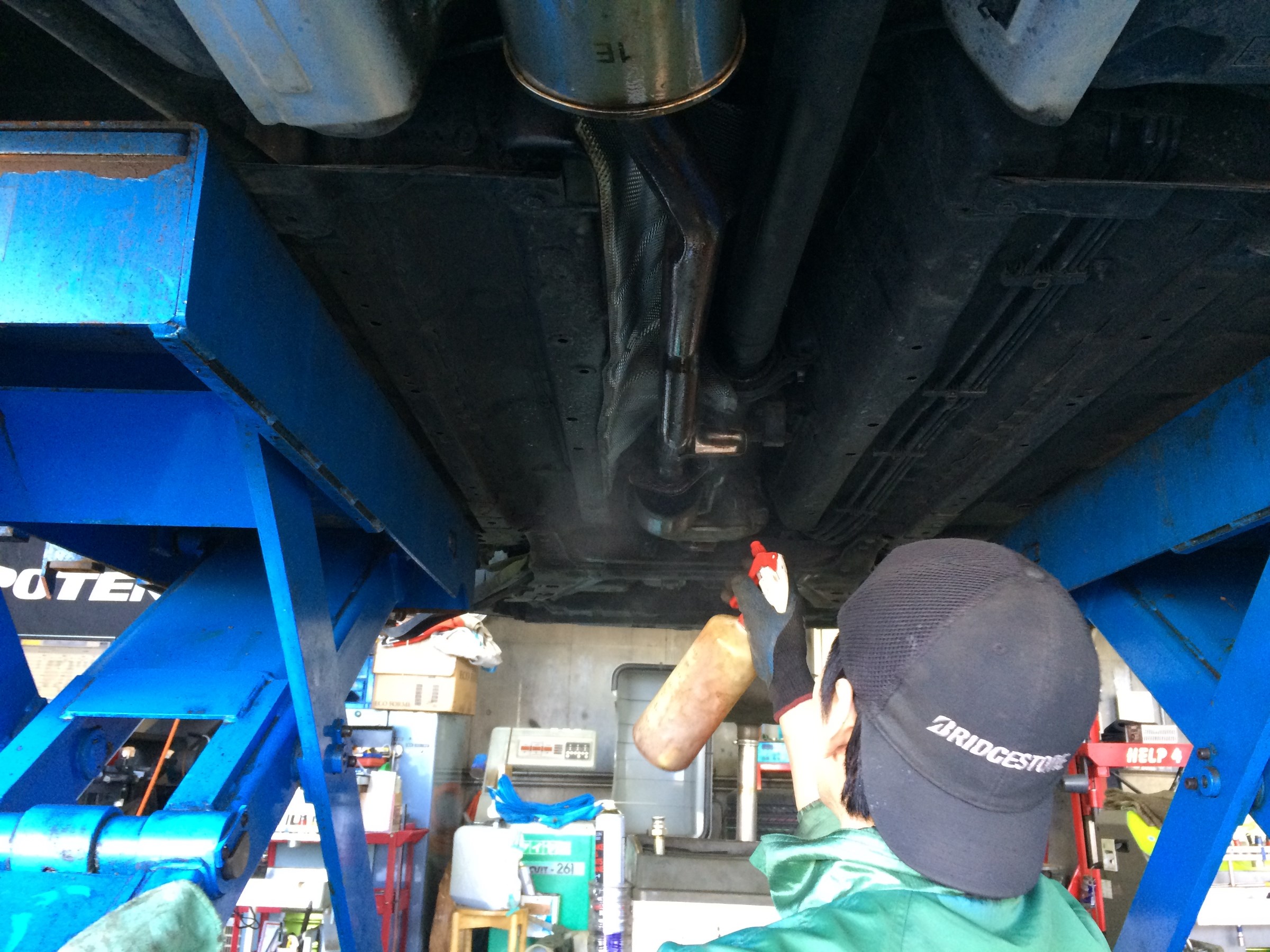 錆び止めコーティング！効果は約1年間です