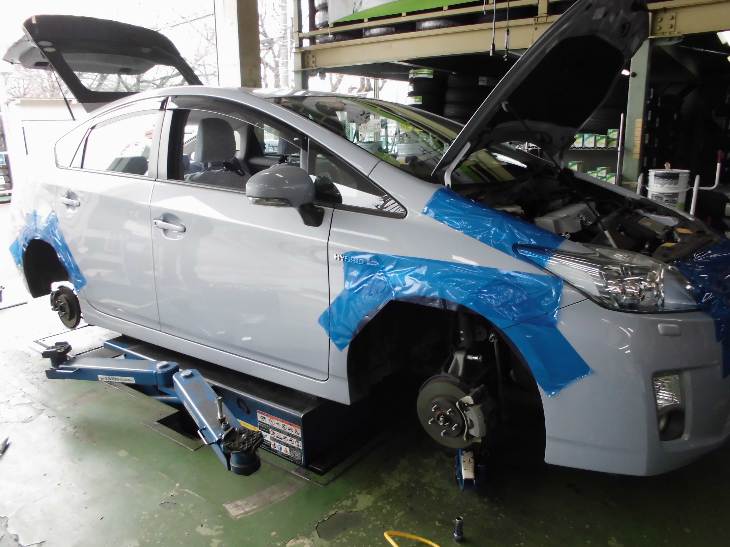 プリウス３０系 足回りリフレッシュ トヨタ プリウス スタッフ日記 タイヤ館 東久留米 東京都のタイヤ カー用品ショップ タイヤからはじまる トータルカーメンテナンス タイヤ館グループ