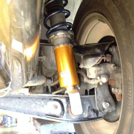 シビックｅｋ９車高調取付 スタッフ日記 タイヤ館 沼津沢田 タイヤからはじまる トータルカーメンテナンス タイヤ館グループ