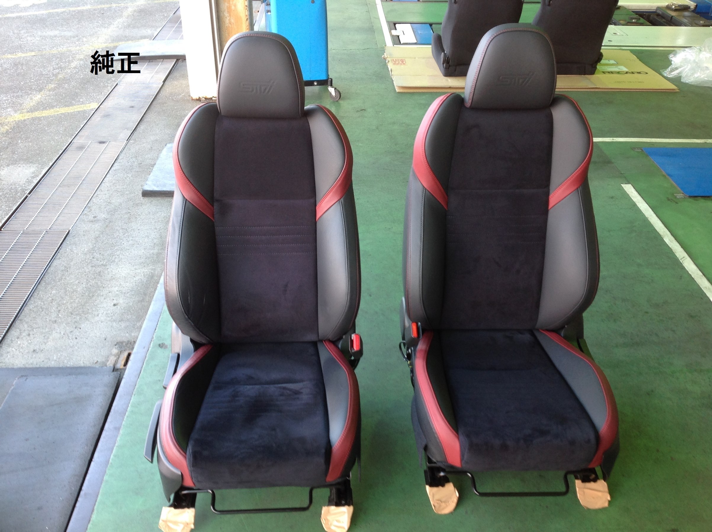 スバルインプレッサSTI純正シート