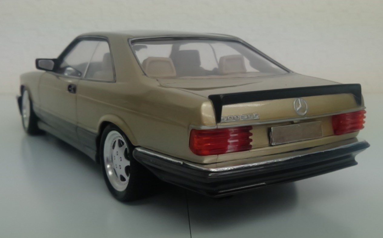タミヤ 1/24 黒 MERCEDES-BENZ 500SECロリンザー 当時物