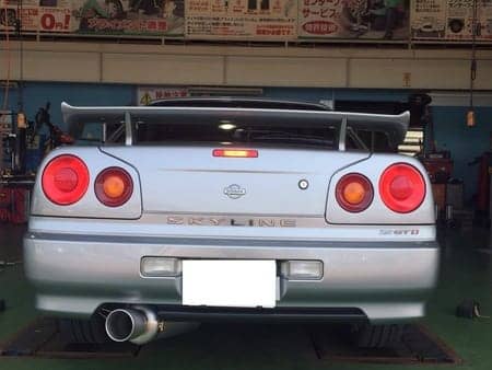 HKS スーパーターボマフラー ステンレス製 R34スカイラインGT-R用