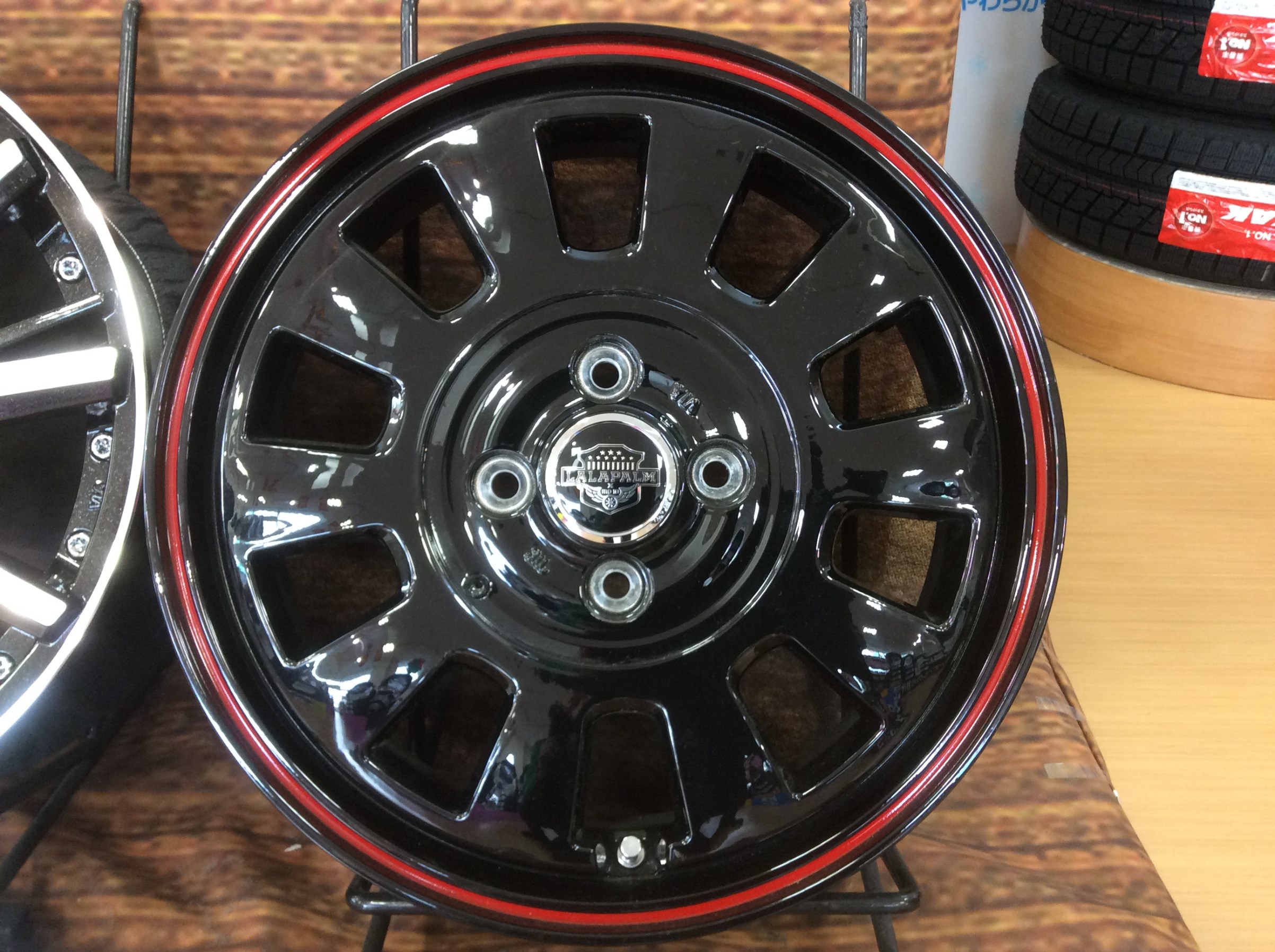 ホビオ HM4 アルミホイール交換 | ホンダ バモス ホイール タイヤ