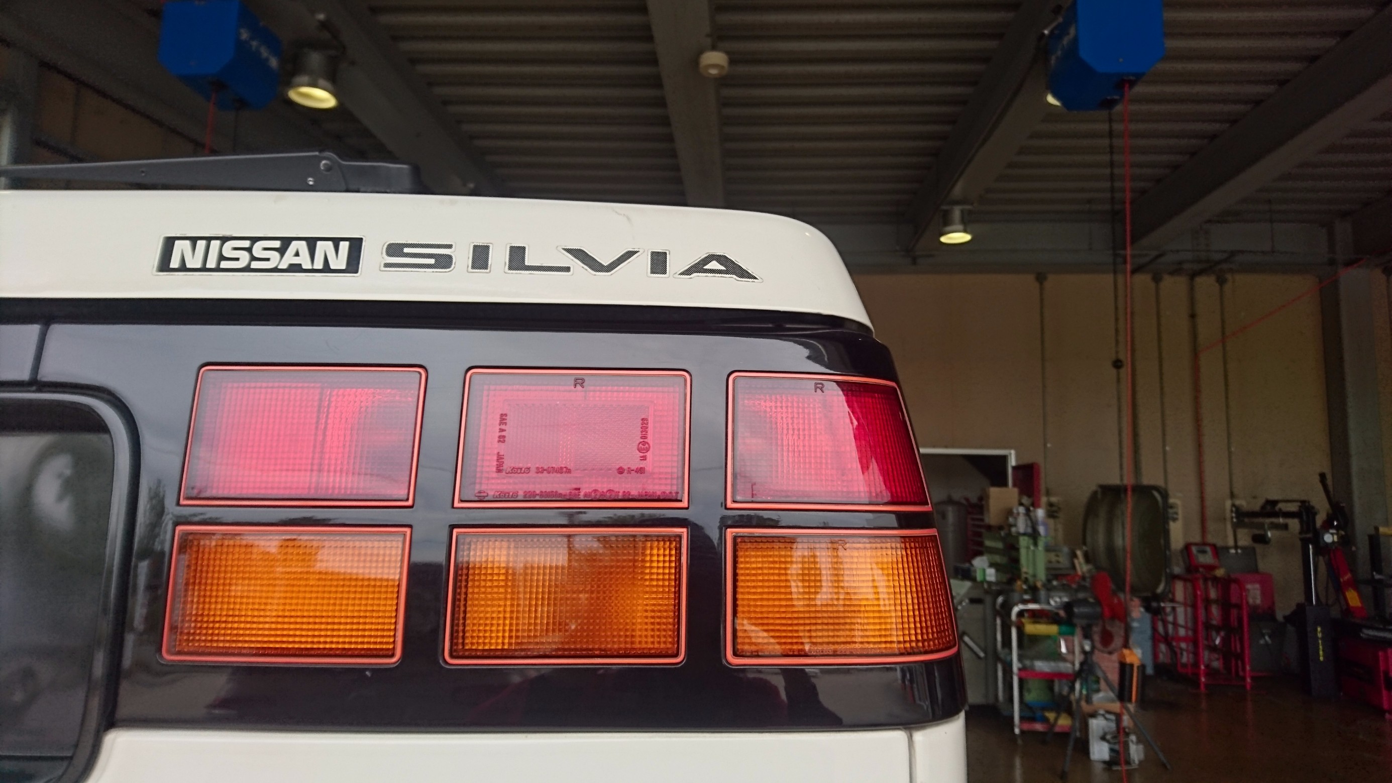 日産シルビア S12 タイヤ交換 アライメント作業 日産 シルビア タイヤ タイヤ ホイール関連 タイヤorホイール交換と4輪トータルアライメント調整の同時作業 サービス事例 タイヤ館 大府 愛知県 三重県のタイヤ カー用品ショップ タイヤからはじまる