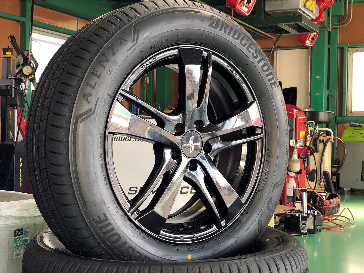 スバル アウトバック（BR9）にブリヂストンのタイヤ＆ホイールセットご