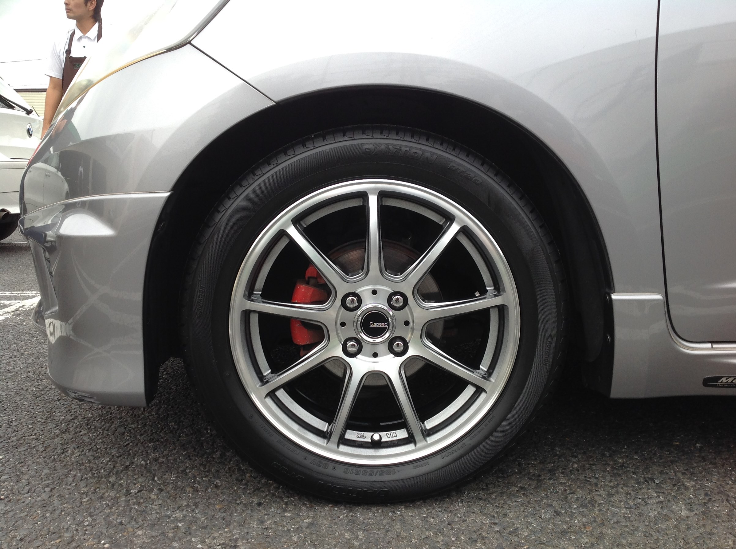 HONDA フィット ｘ G.speed P-01 | ホンダ フィット ホイール | 作業