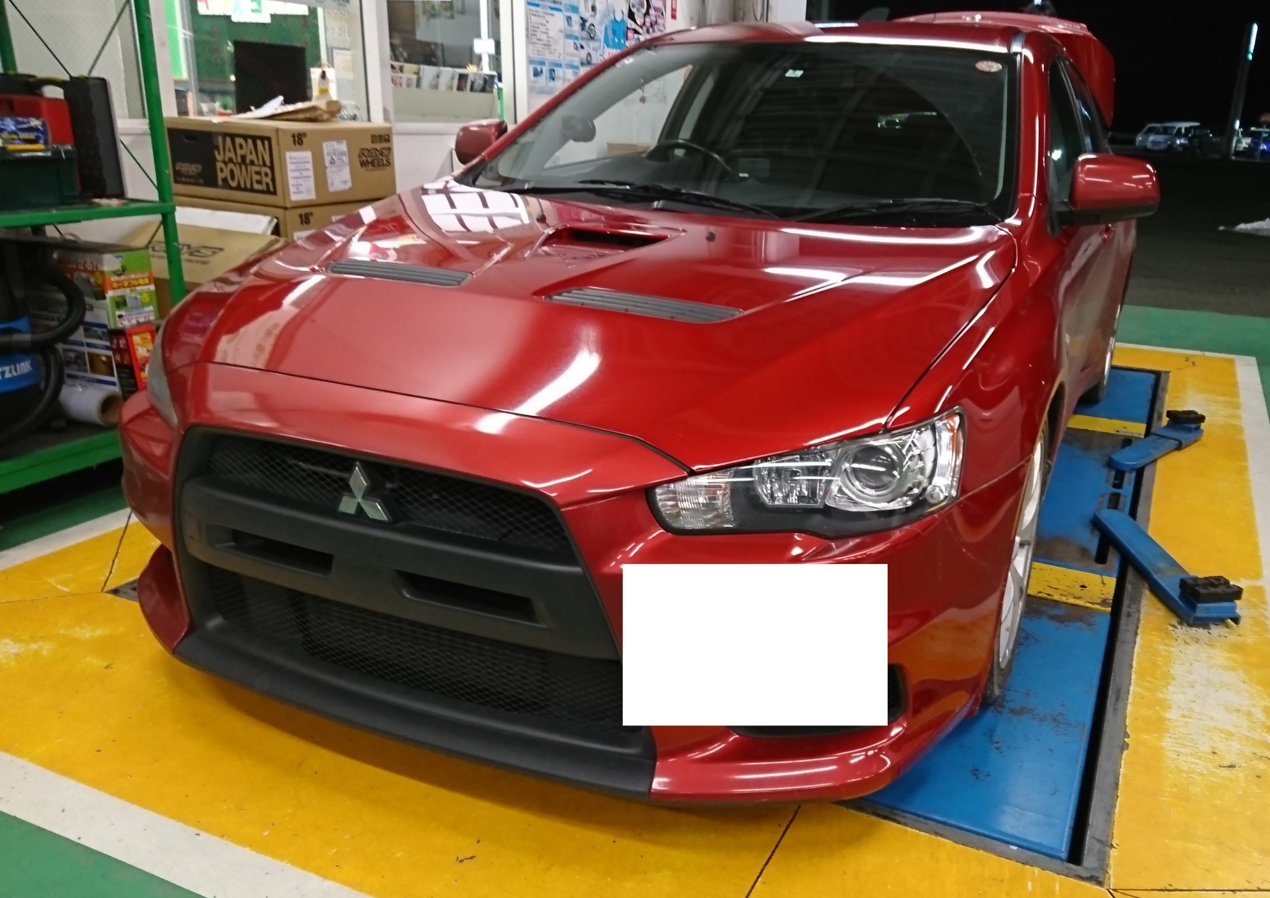 ランエボXのテールランプ交換！ | 三菱 ランサーエボリューションX
