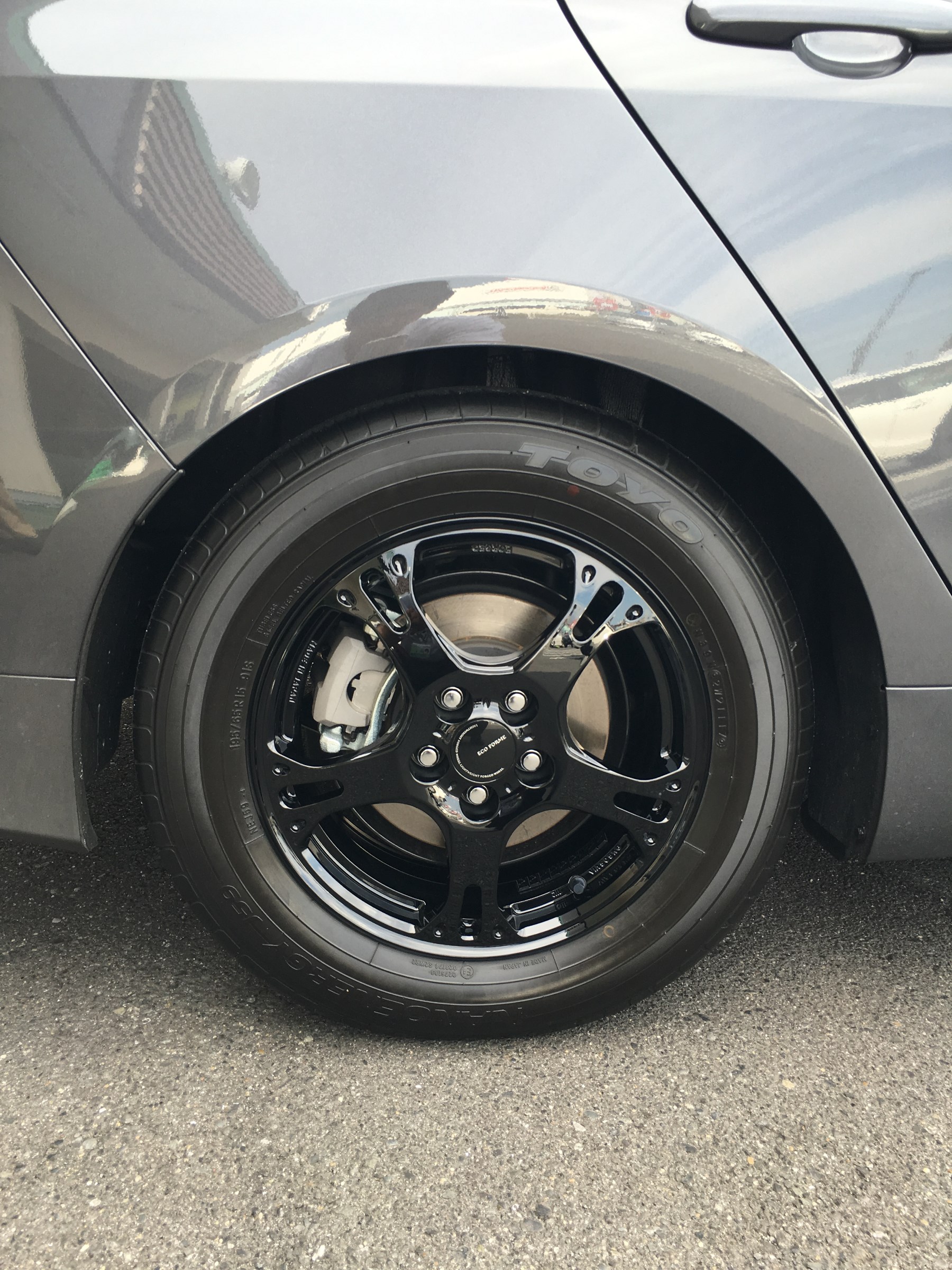 新型50系プリウス 鍛造エコフォルム forgedSr ホイール取付 | トヨタ
