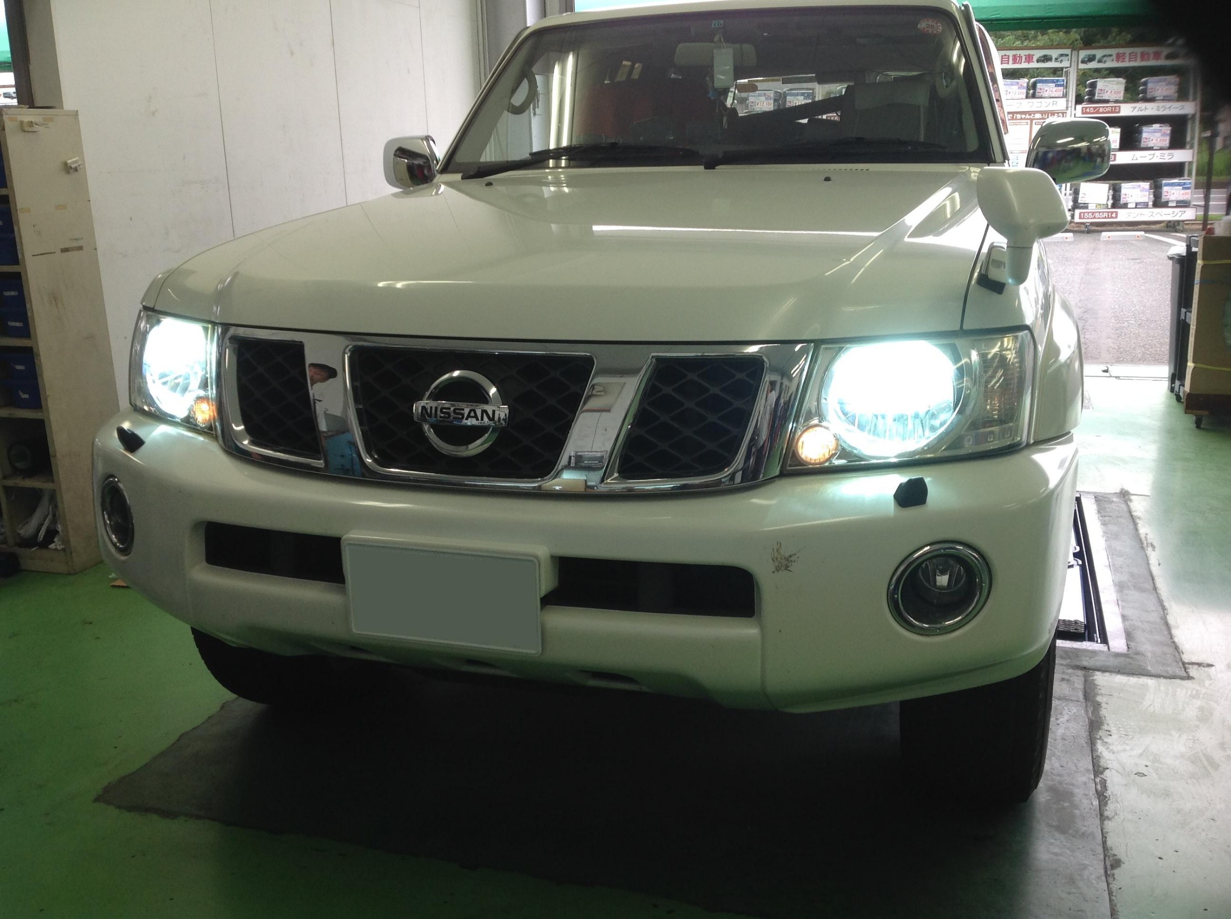 日産 サファリ Y61 ヘッドライト 日本光軸仕様 インナークロームメッキ クリスタル ガラスレンズ 左右 純正タイプ ランプ DEPO WFGY61  いラインアップ