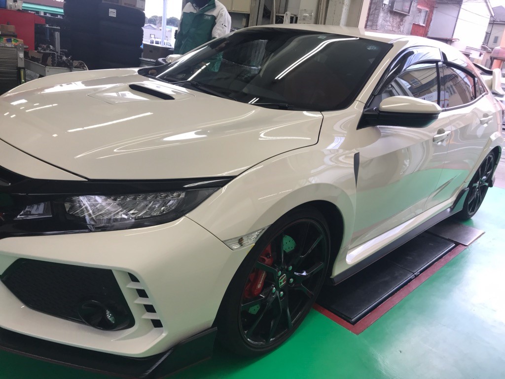 シビックタイプR（FK8） SPOON ダウンサス交換 | ホンダ シビック