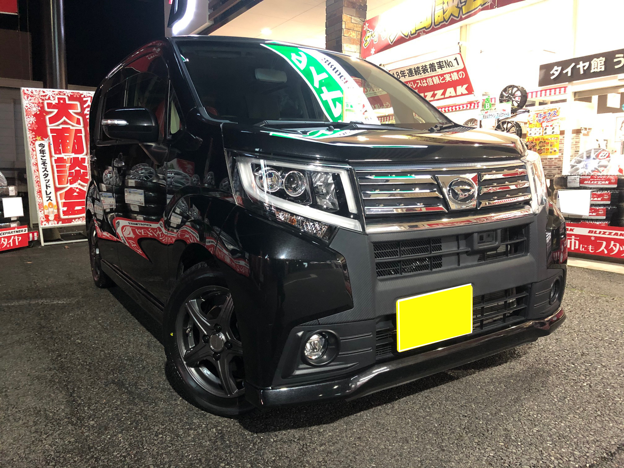 ダイハツ・ムーヴ・ＬＡ150Ｓ】タイヤホイール交換 | ダイハツ ムーヴ