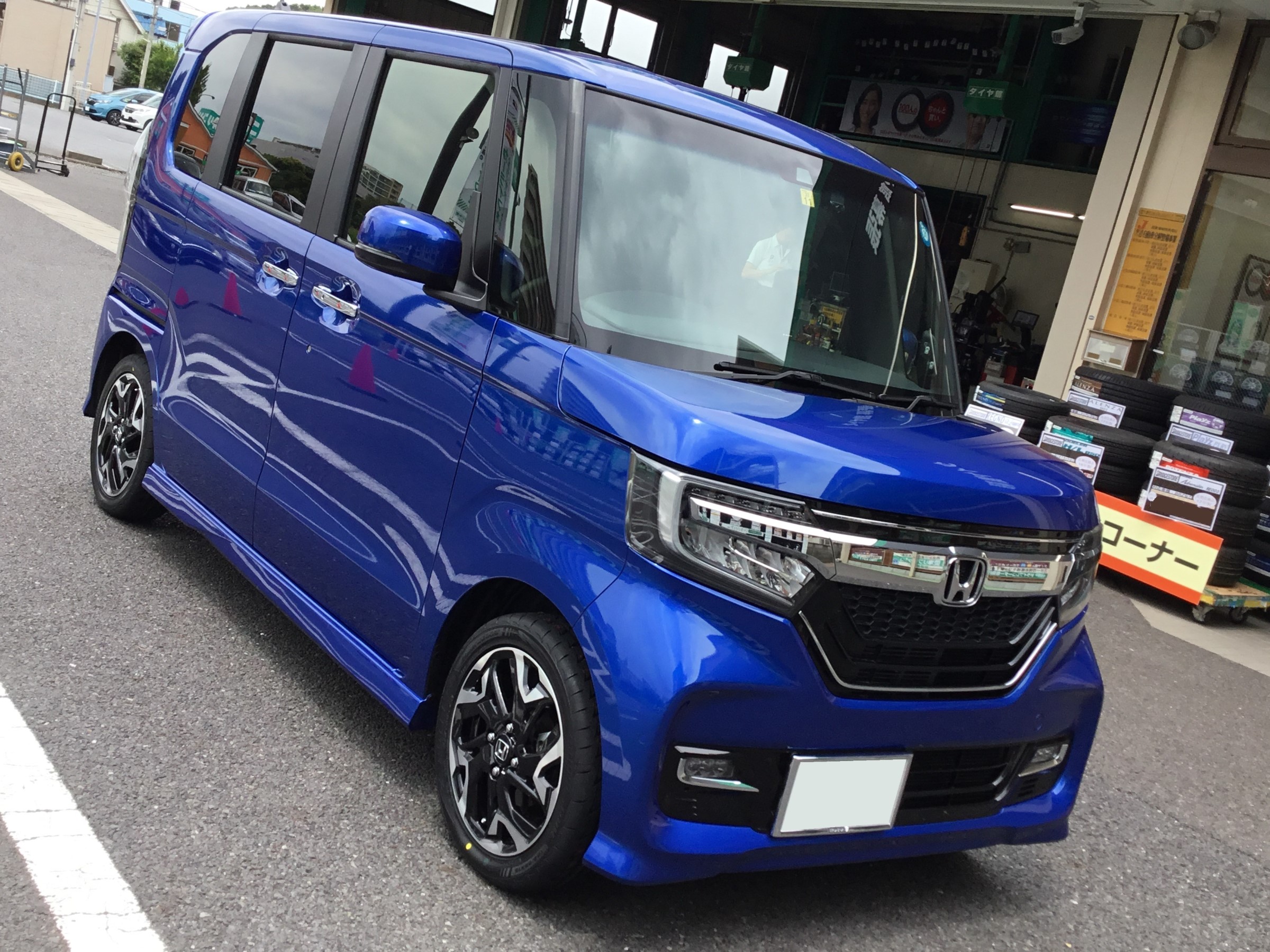 N-BOXカスタムにポテンザRE003を装着！ | ホンダ N-BOXカスタム タイヤ