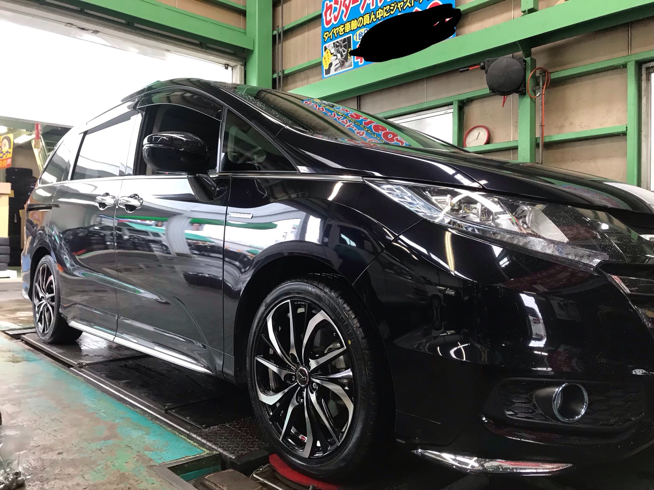 HONDA オデッセイ タイヤホイール取り付け | 日記ꉂ(ˊᗜˋ*) | タイヤ館
