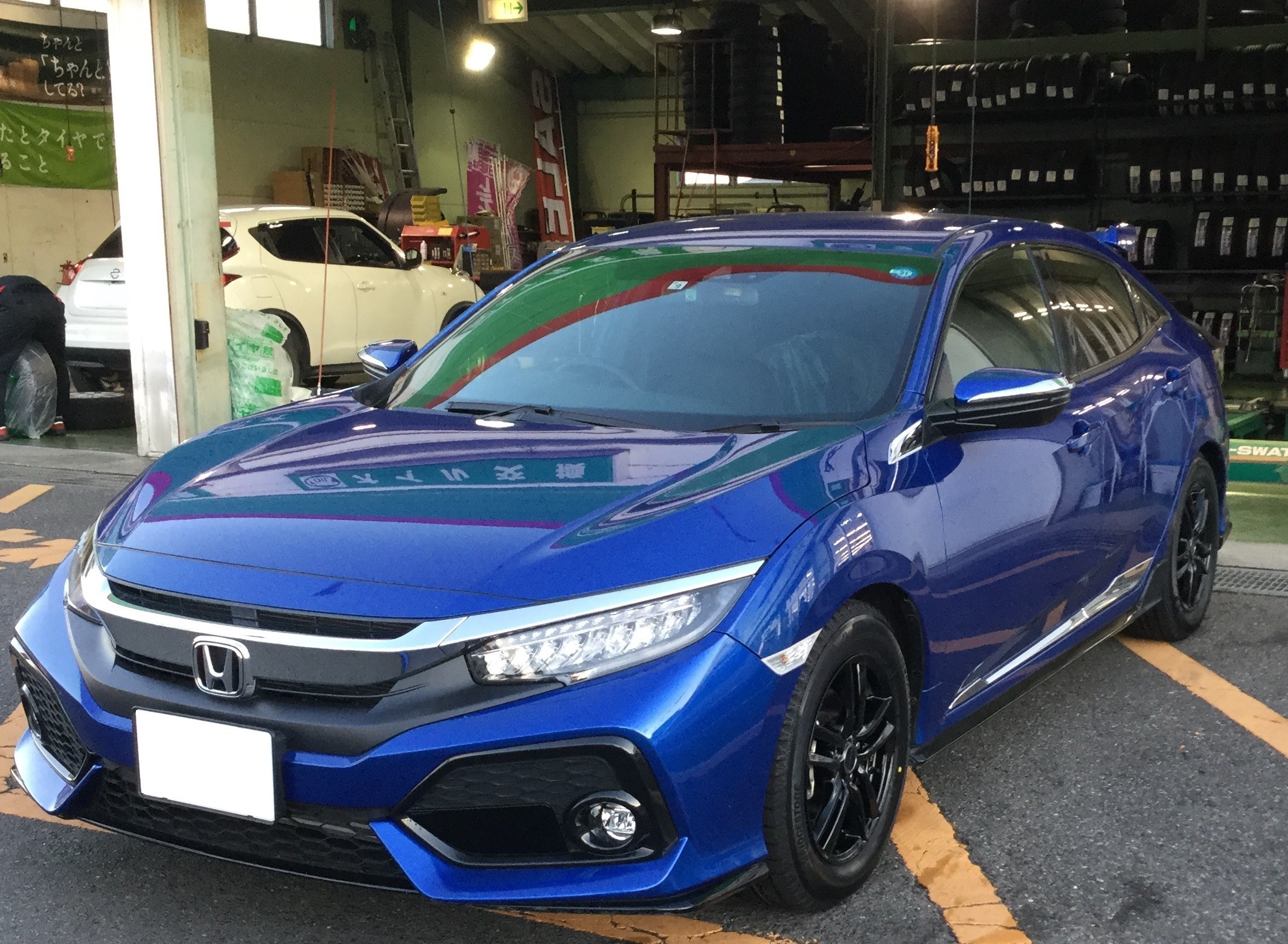 ホンダ Fk7 シビック スタッドレス交換 ホンダ シビック タイヤ タイヤ ホイール関連 タイヤ ホイール交換 サービス事例 タイヤ館 宇都宮東 タイヤからはじまる トータルカーメンテナンス タイヤ館グループ