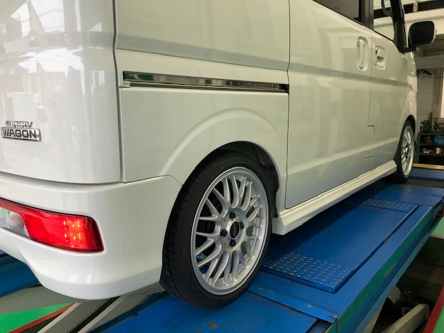 BBS RG-F スズキ エブリイワゴンに装着 | 店舗おススメ情報 | タイヤ館
