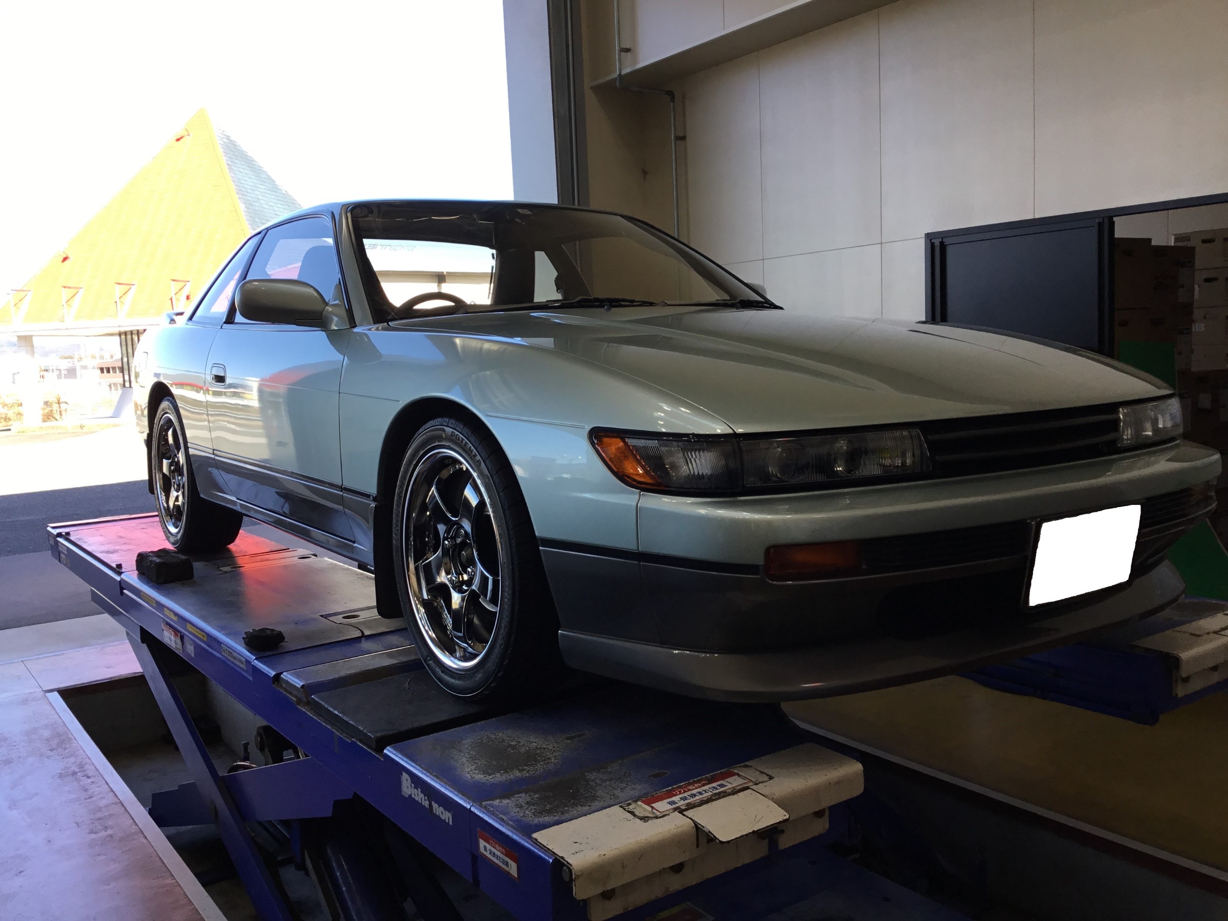 S13シルビア　ロケバニ仕様　ホイール付き ロケットバニーワイドボディ!ロールバー＆2名乗車!SR20DETターボ