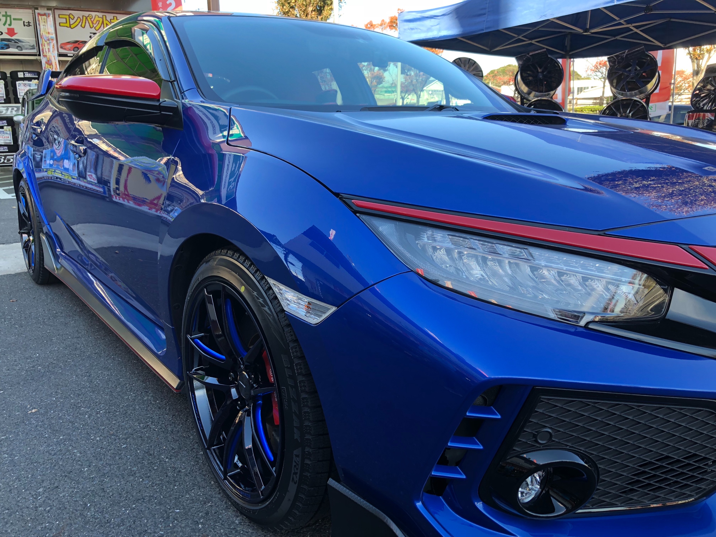 シビックタイプr 作業日誌 商品紹介 タイヤ館 則松 タイヤからはじまる トータルカーメンテナンス タイヤ館グループ