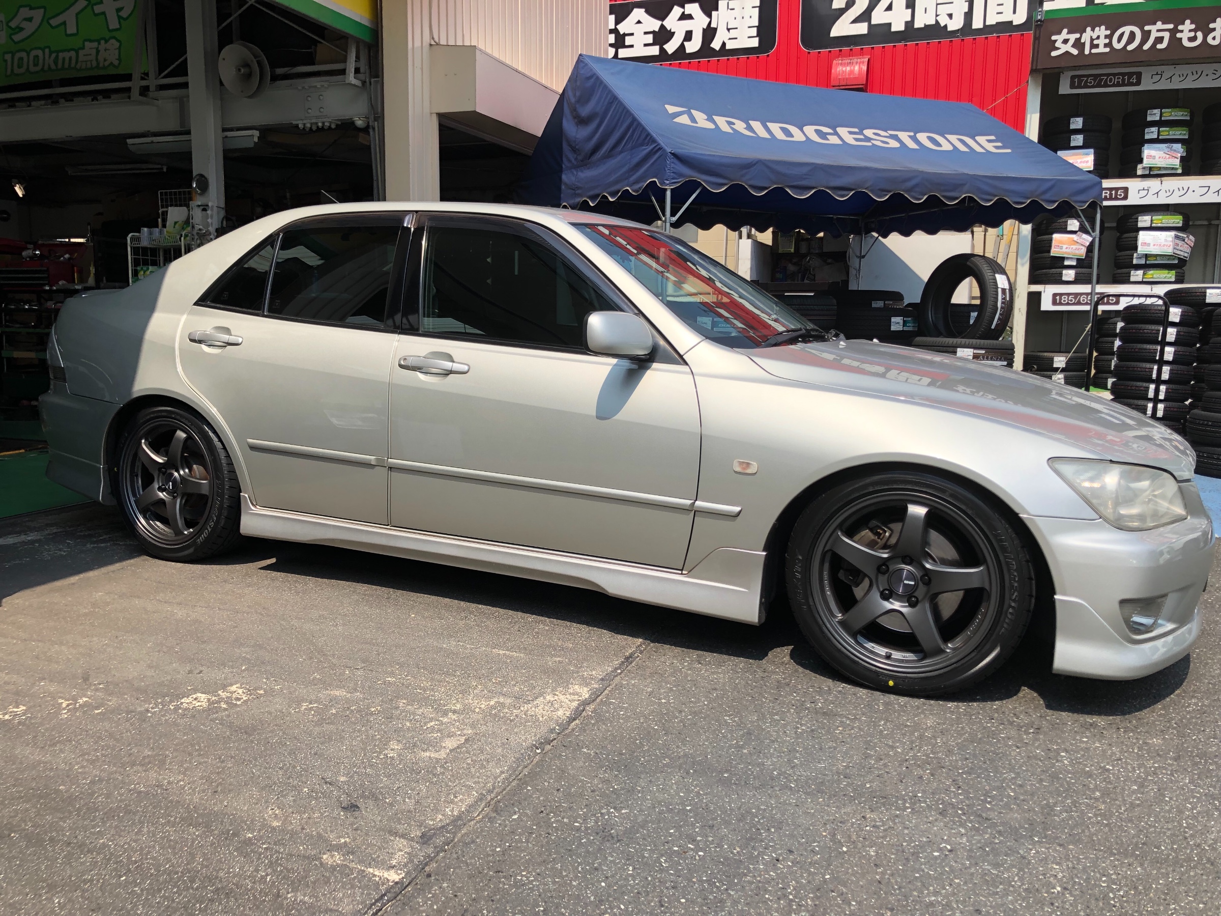 アルテッツァホイール交換(^^) | トヨタ アルテッツァ ホイール
