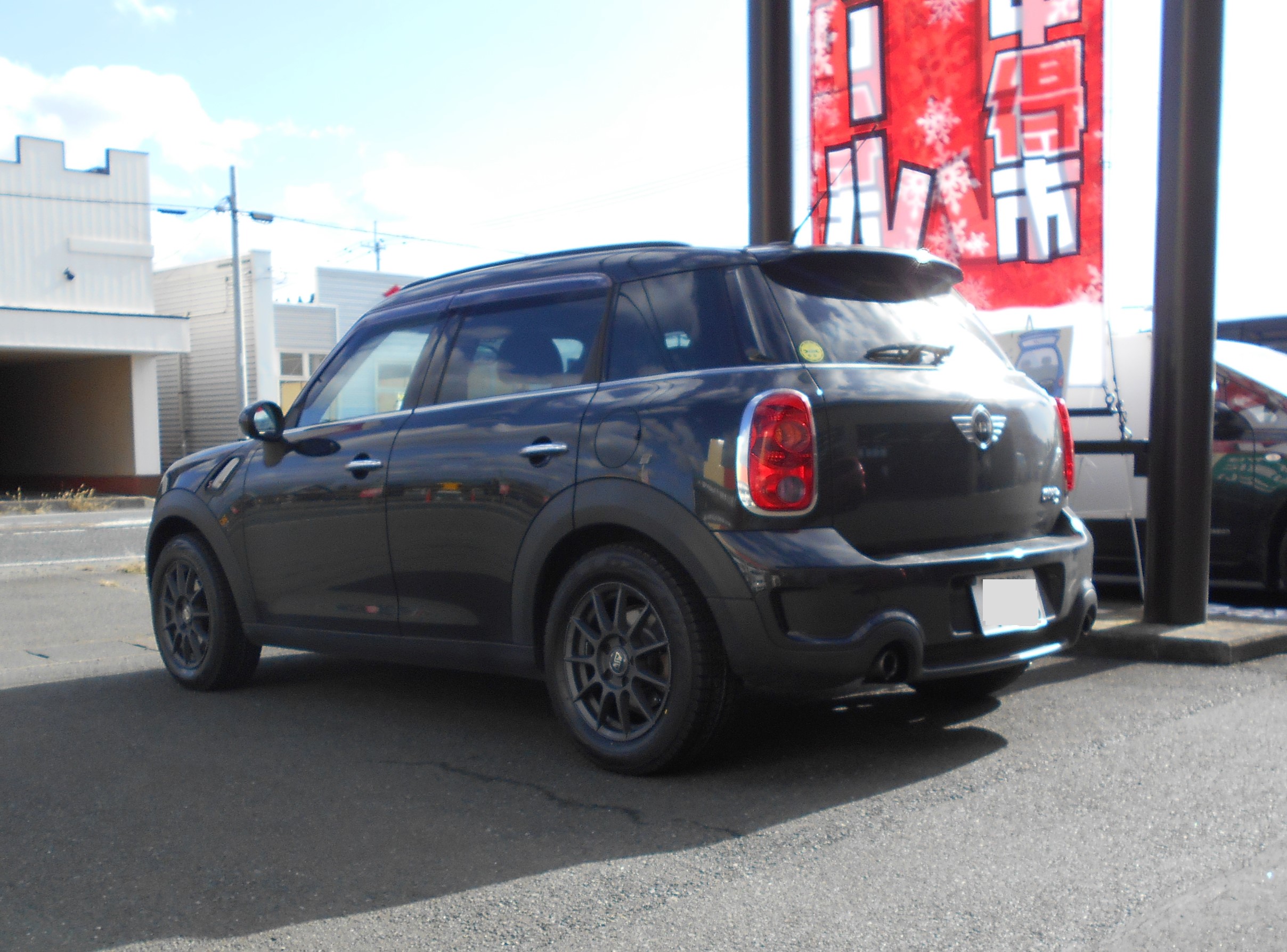 MINI クロスオーバー】スタッドレスタイヤ＆アルミホイール装着