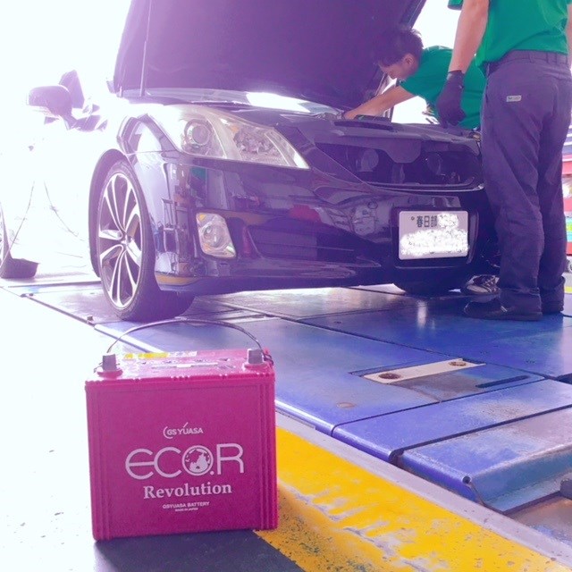 スタッフ撮影 ナンバーはペイントで加工