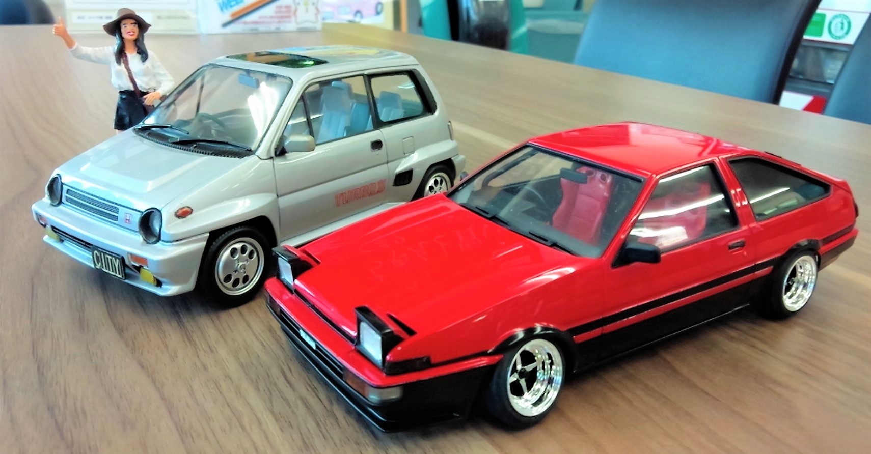 86トレノ＆シティターボⅡのプラモデル | 店舗おススメ情報 | タイヤ館
