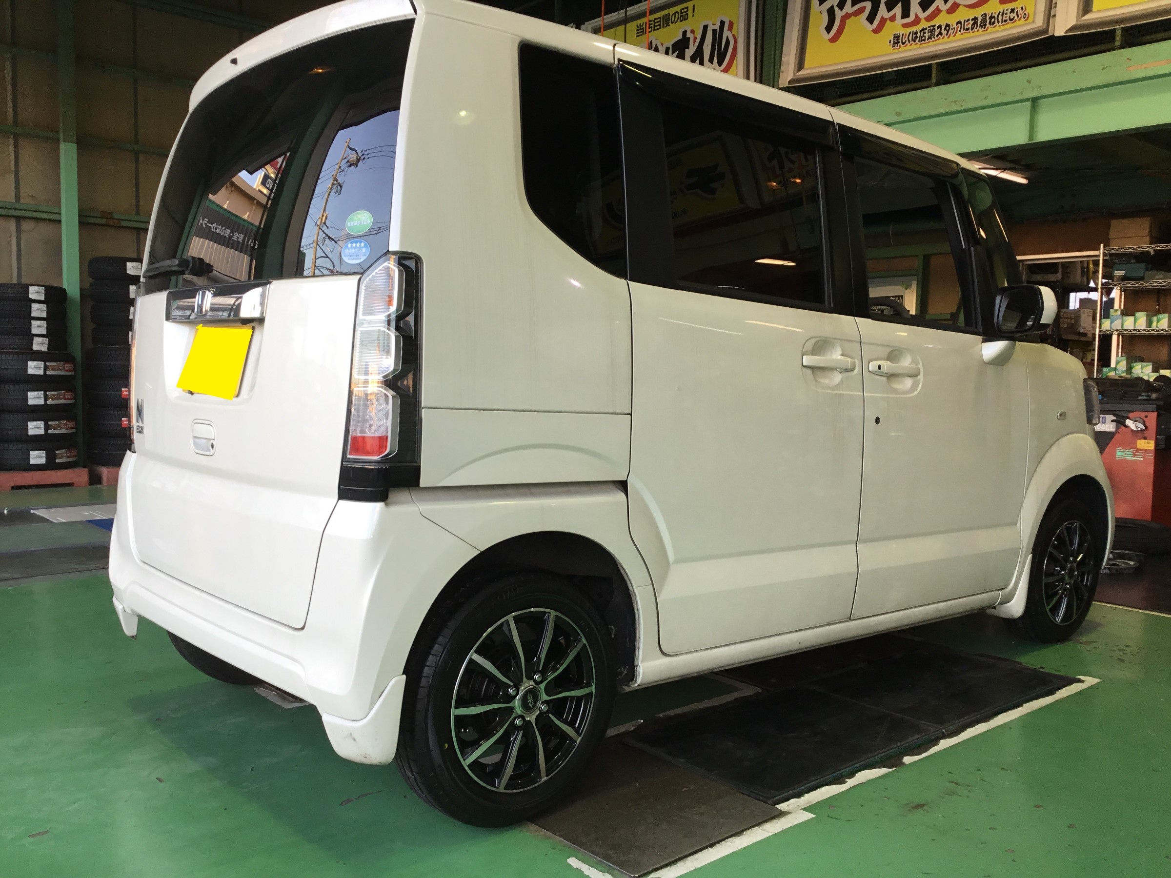 ホンダ【N-BOX】 タイヤ＆ホイールセットお取り付け | 店舗お