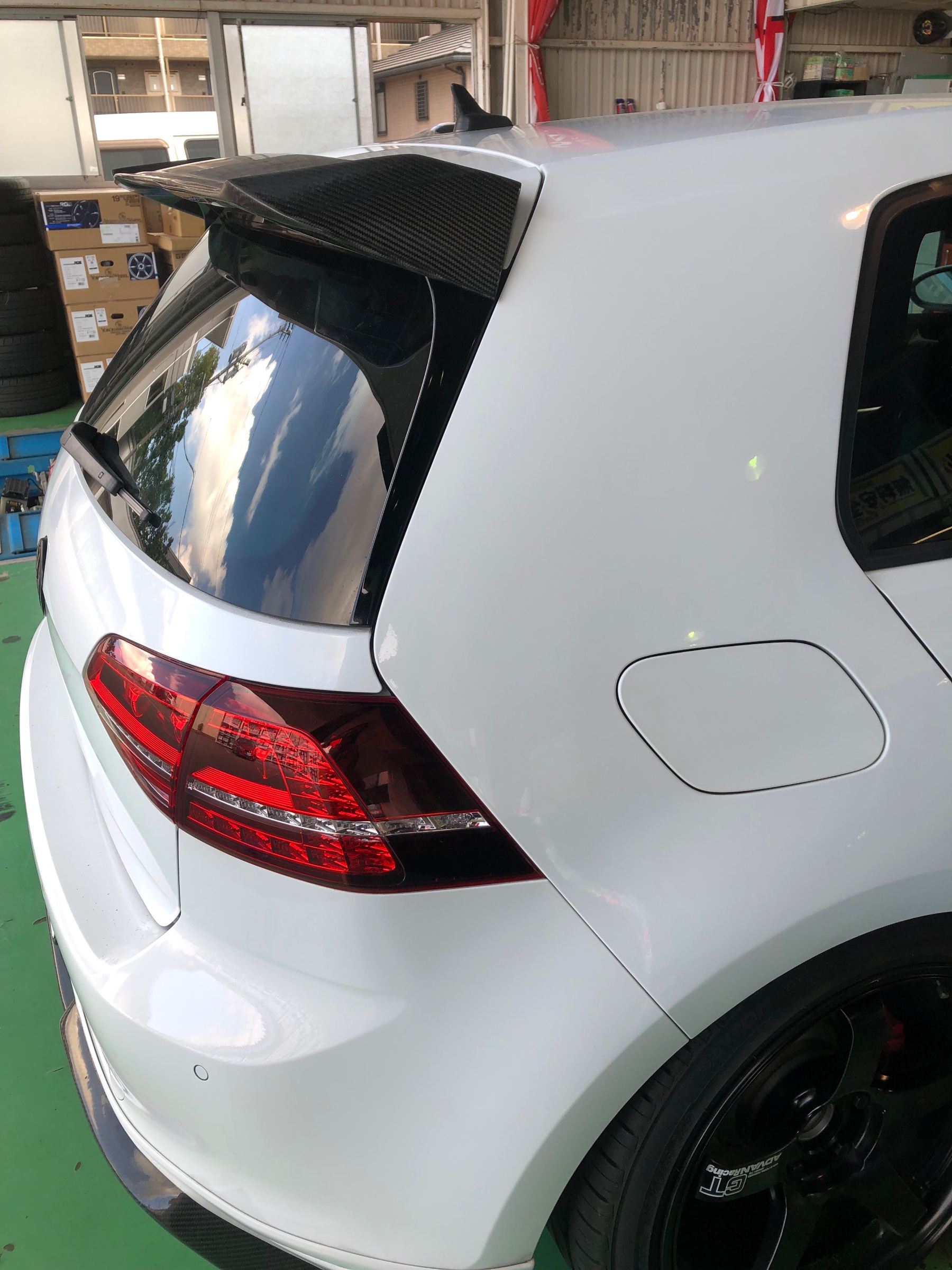 宅配 フォルクスワーゲン ゴルフ 7 VW GOLF VII ルーフスポイラー
