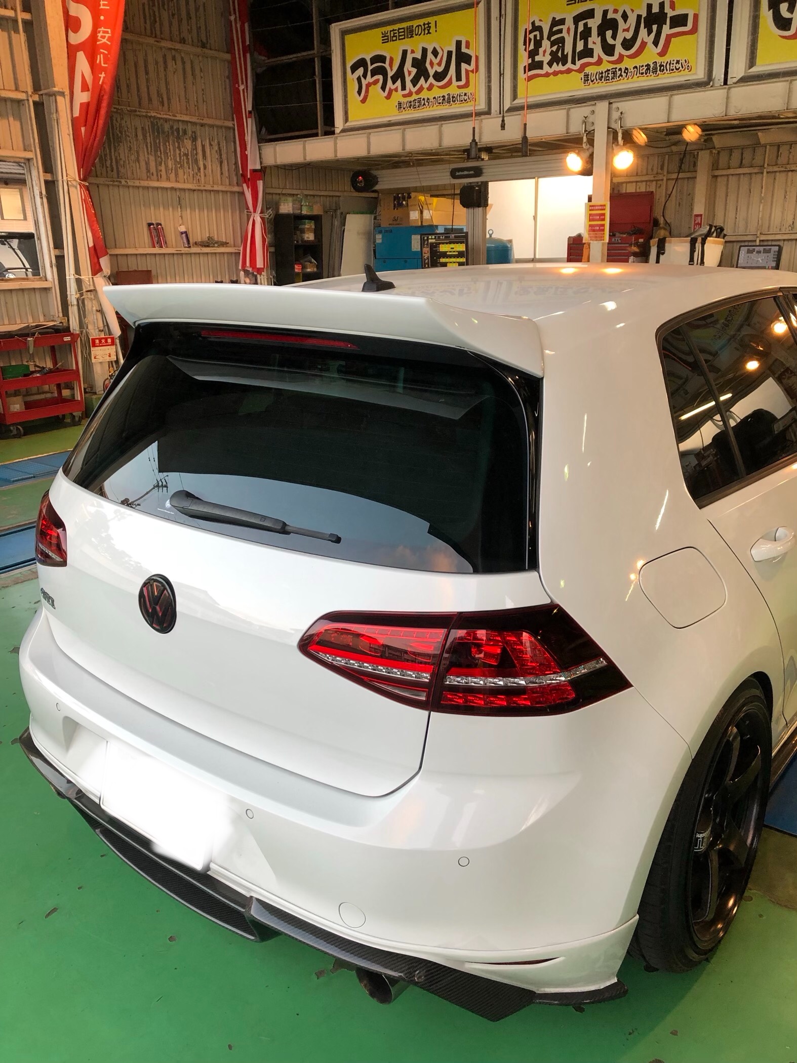 安値 フォルクスワーゲン ゴルフ 7 VW GOLF VII リアマットガード