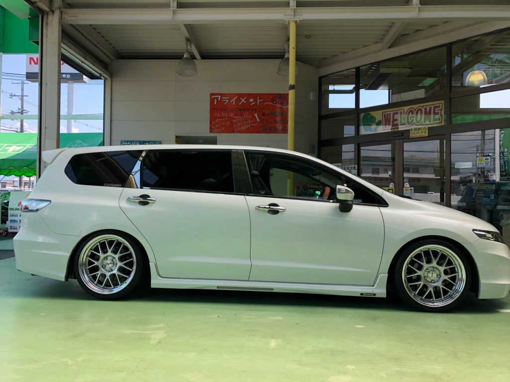 オデッセイ Workマイスターm1r 19インチ ホンダ オデッセイ ホイール タイヤ ホイール関連 タイヤ ホイール交換 サービス事例 タイヤ館 たわらもと 奈良県のタイヤからはじまる トータルカーメンテナンス タイヤ館グループ