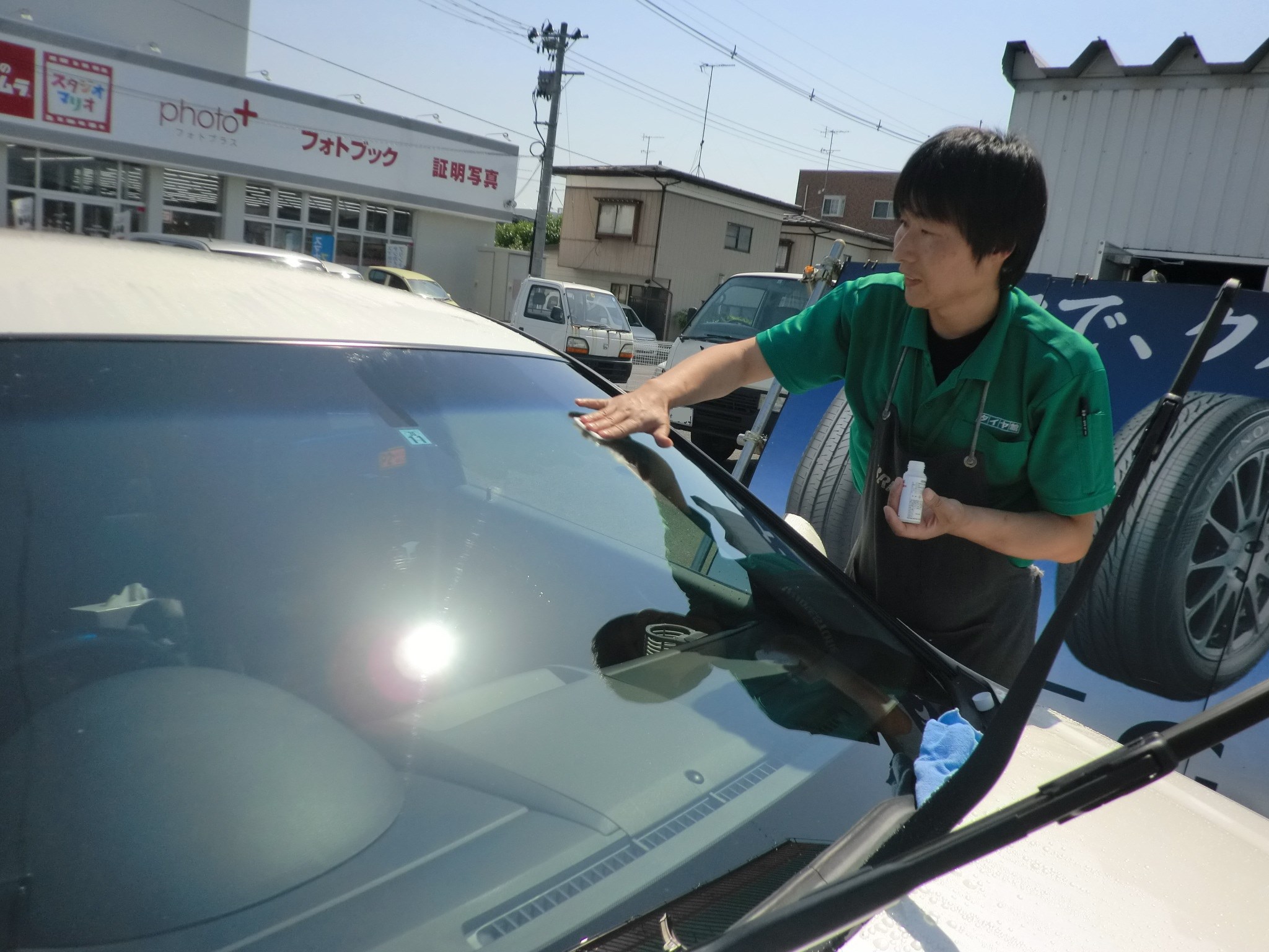 この時期オススメ フロントガラス撥水コーティング スタッフ日記 タイヤ館 水沢 タイヤからはじまる トータルカーメンテナンス タイヤ館グループ
