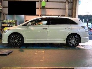 マークx Zio にエコフォルムcrs１７１取り付けしました トヨタ マークxジオ ホイール サービス事例 タイヤ館 福山 タイヤからはじまる トータルカーメンテナンス タイヤ館グループ