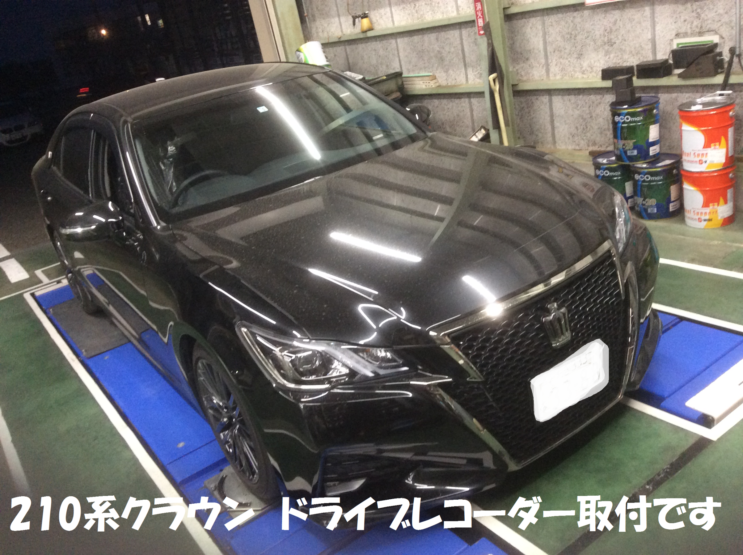 トヨタ：クラウン 210系】 ドライブレコーダーこだわり取付です