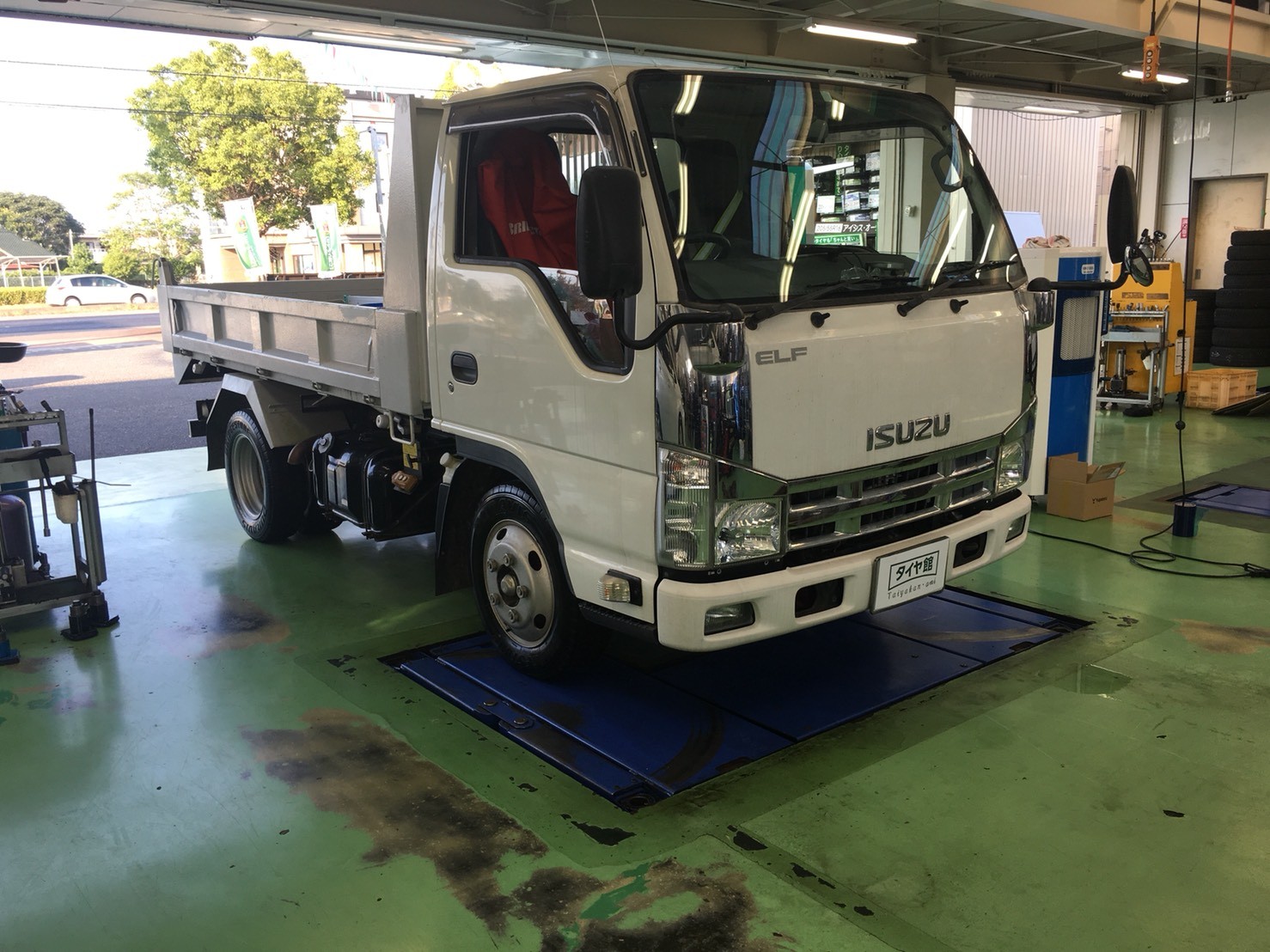 青森発 H10 いすゞ エルフ NHS69E 3.1D ダブルキャブ フラットロー 4WD