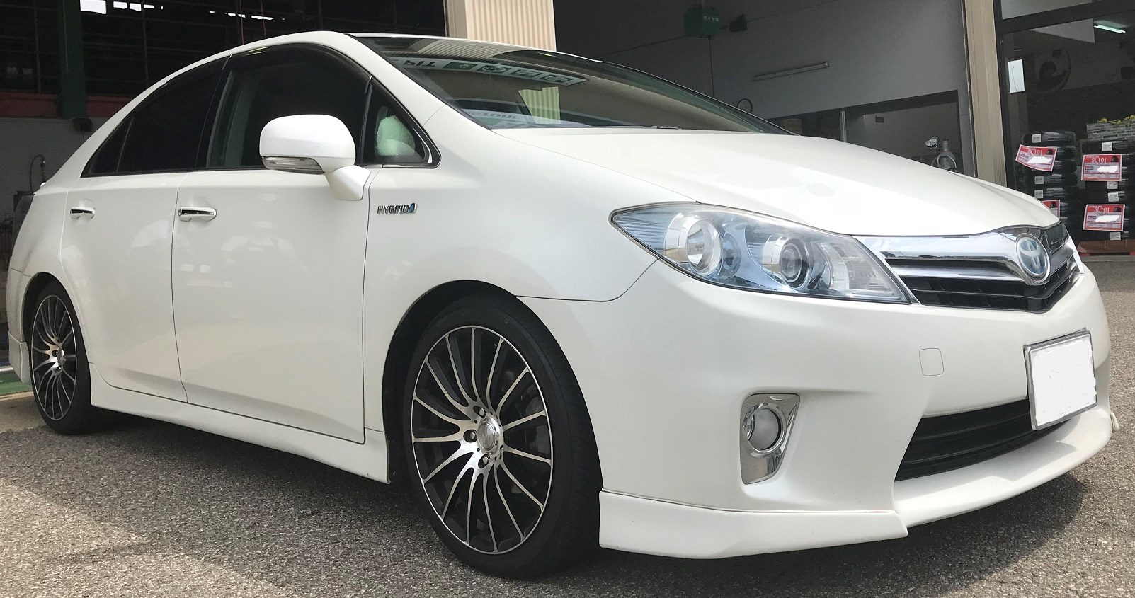 トヨタ ｓａｉに車高調取り付け サービス事例 タイヤ館 七尾 石川県 福井県のタイヤ カー用品ショップ タイヤからはじまる トータルカーメンテナンス タイヤ館グループ