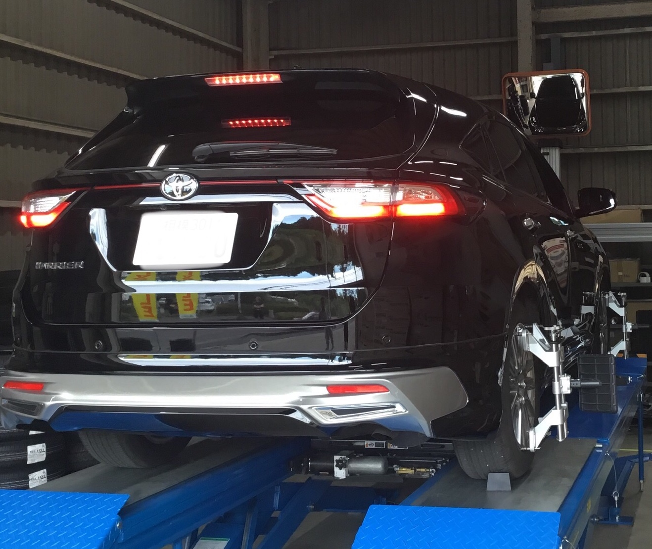 ハリアー TEIN車高調取り付け アライメント | 店舗おススメ情報