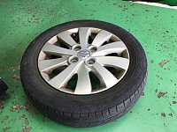 スズキ【スペーシアカスタム】 タイヤ＆ホイールセットお取付
