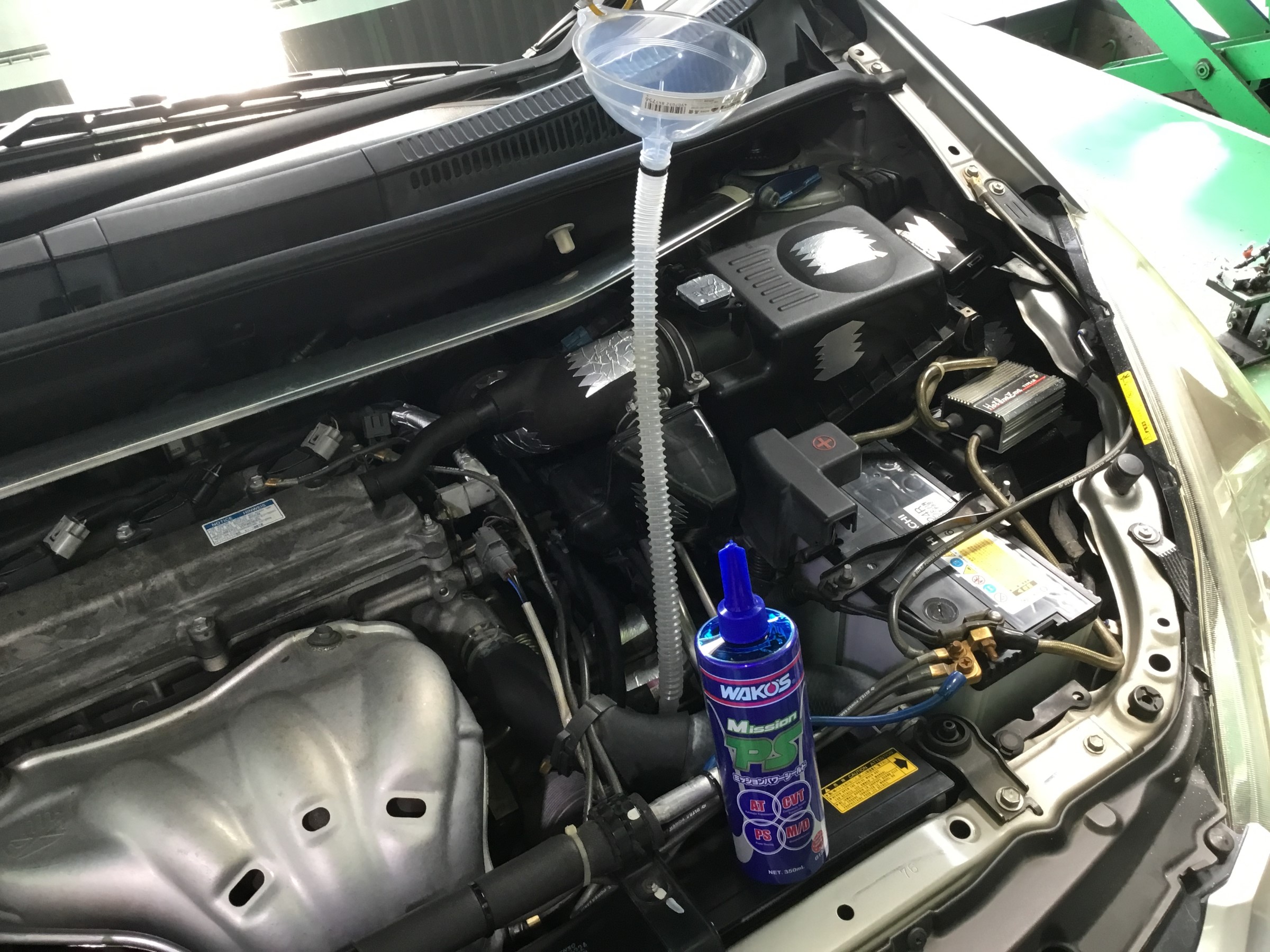 トヨタ【ウィッシュ】 添加剤注入 | トヨタ ウィッシュ メンテナンス