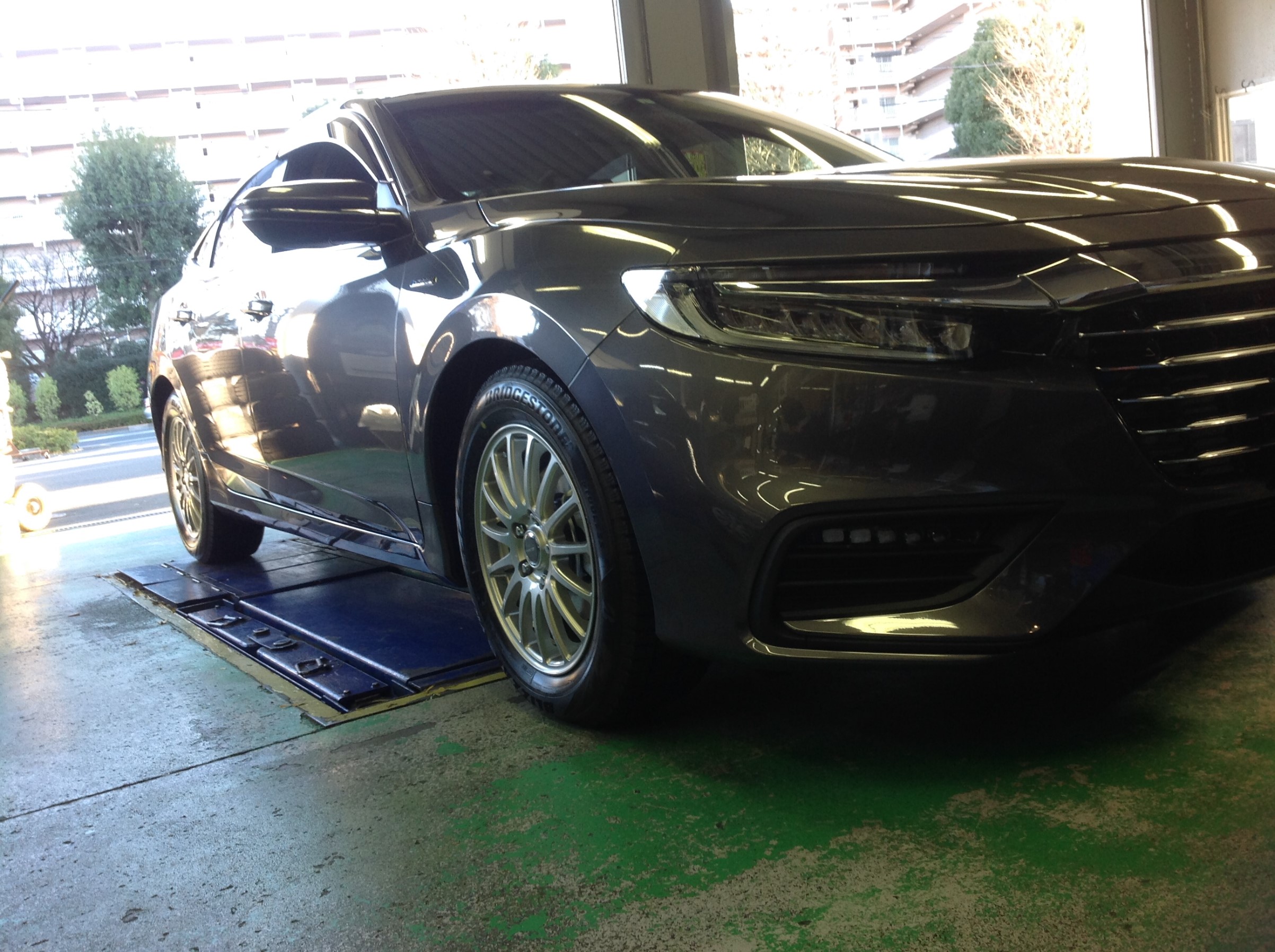 新型インサイト スタッドレスホイールセット 装着！ | 店舗おススメ  