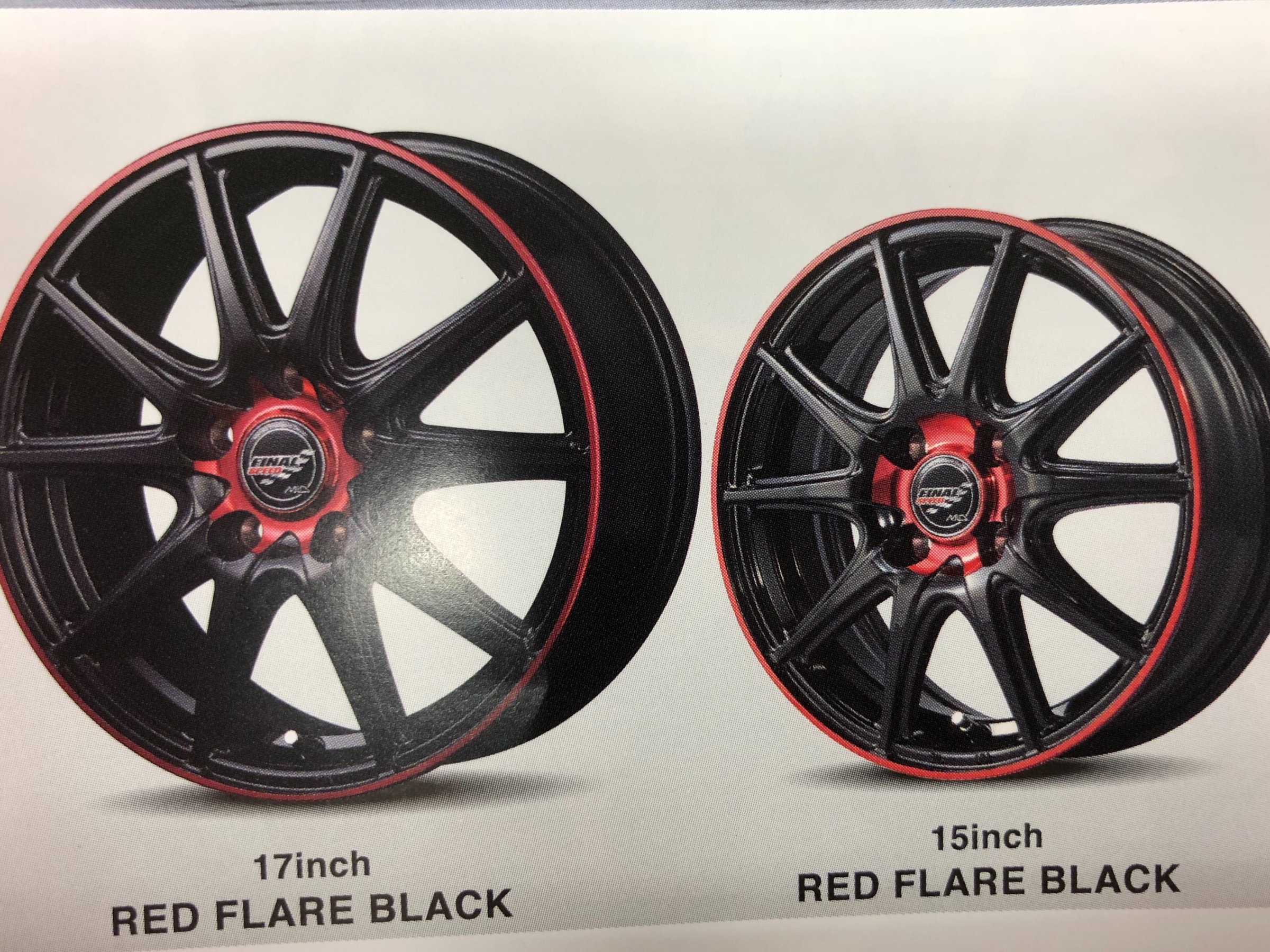 17インチホイール ファイナルスピード 5本スポーク 17インチホイール ファイナルスピード 5本スポーク