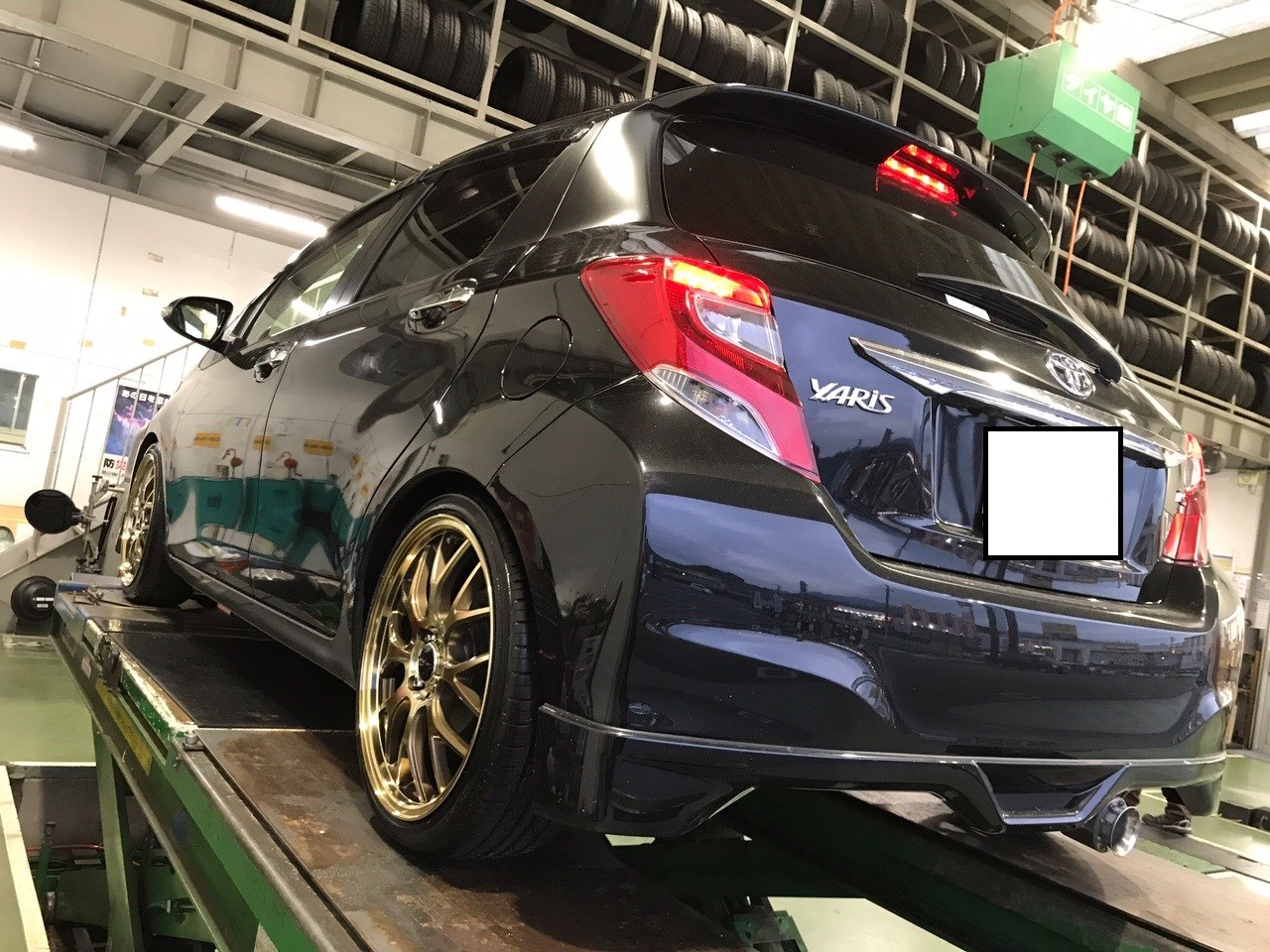 TOYOTA ヴィッツ１３０系 タイヤホイール取付 | トヨタ ヴィッツ