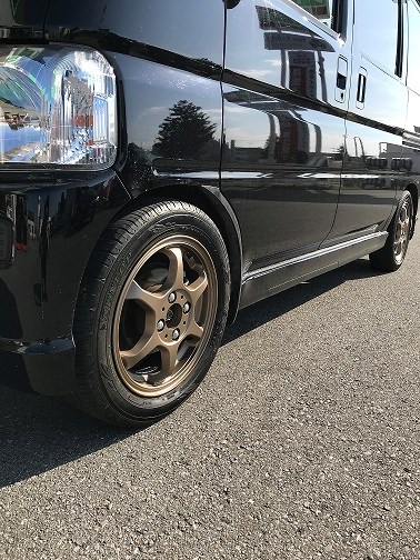 バモス ホイール交換 ホンダ バモス ホイール タイヤ ホイール関連 タイヤ ホイール交換 サービス事例 タイヤ館 真岡 タイヤからはじまる トータルカーメンテナンス タイヤ館グループ