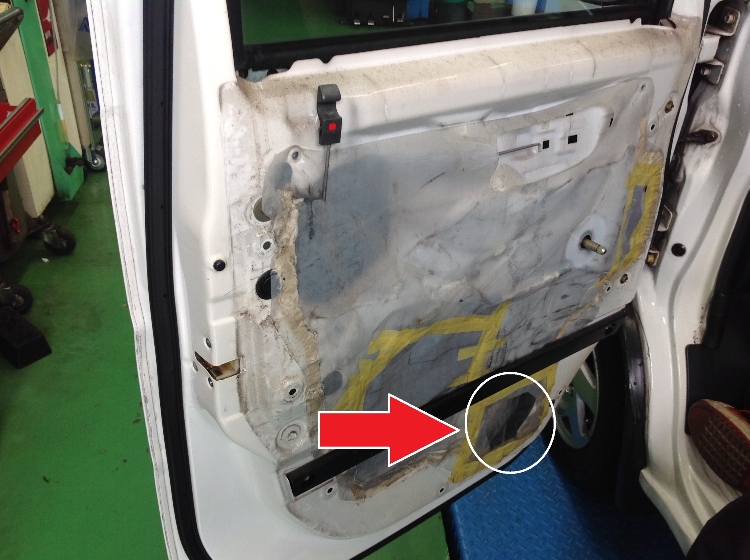 ホンダ アクティ ステレオ スピーカー交換 ホンダ アクティ サービス事例 タイヤ館 成瀬 タイヤからはじまる トータルカーメンテナンス タイヤ館グループ