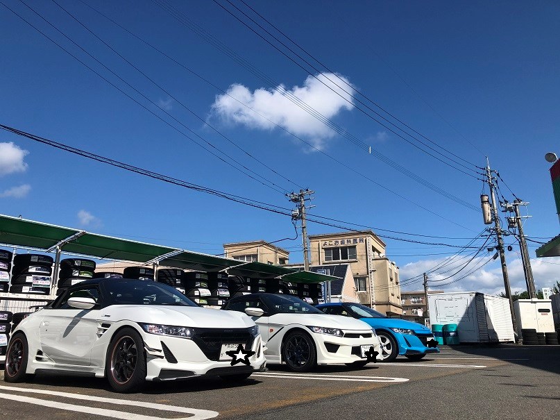 S660 Rays Ce28ｸﾗﾌﾞﾚｰｻｰ ｽｶﾗｼｯﾌﾟﾓﾃﾞﾙ ｵﾘｼﾞﾅﾙｶﾗｰ ホンダ S660 ホイール タイヤ ホイール関連 タイヤ ホイール交換 サービス事例 タイヤ館 諫早 タイヤからはじまる トータルカーメンテナンス タイヤ館グループ