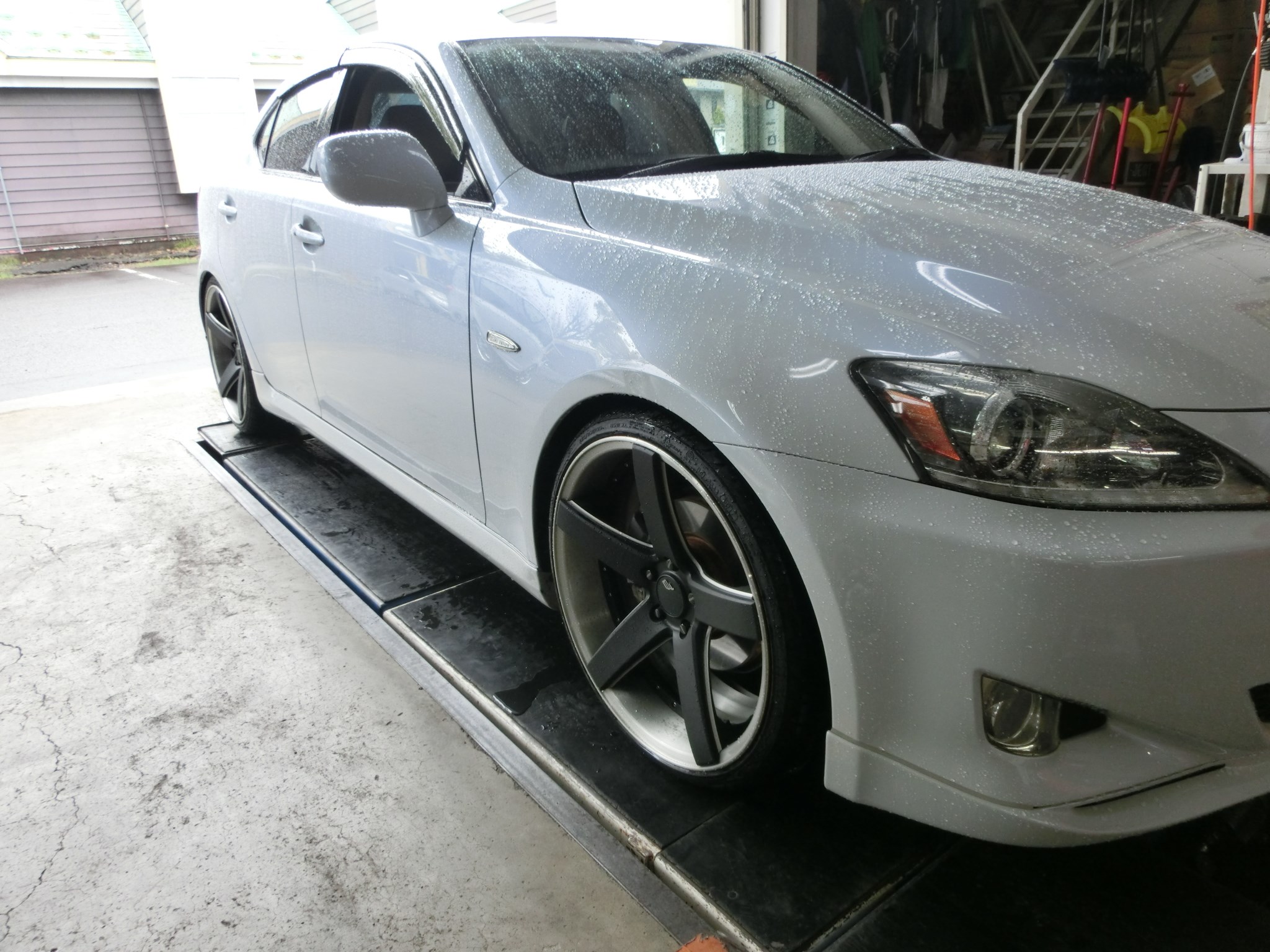 19インチ ブラック ４本セット　LEXUS is250 IS250タイヤ山あり レクサス NX 純正オプション モデリスタ 19in 8J +43 PCD114.3