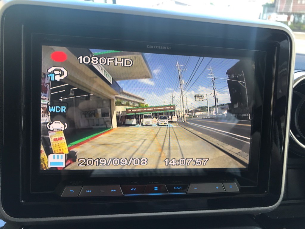 カロッツェリアドライブレコーダー「VREC-DS600」取付 | 店舗おススメ